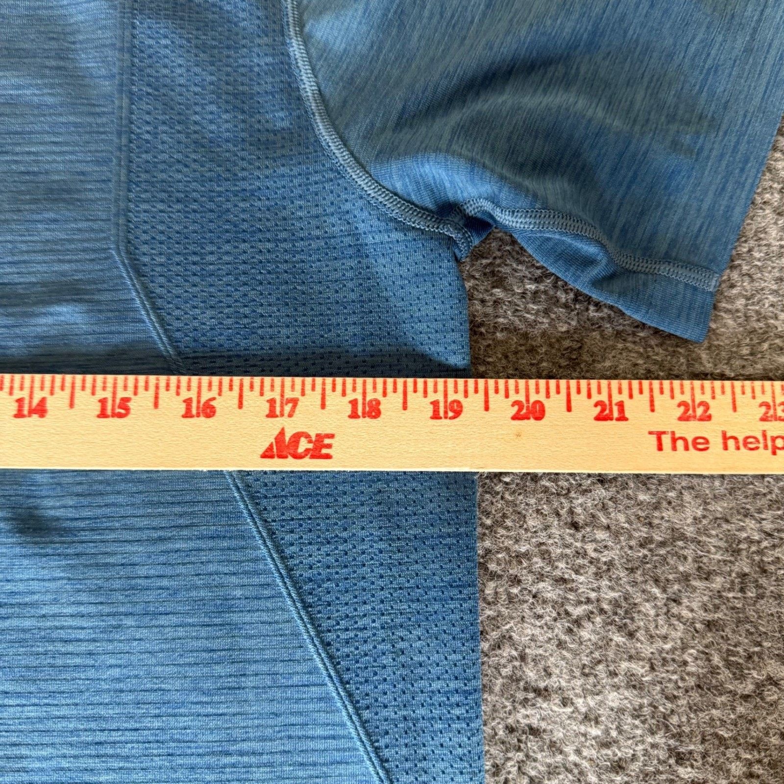 Lululemon Lululemon Polo Shirt Mens M Blue Short Sleeve Performance Size US M / EU 48-50 / 2 - 6 Thumbnail