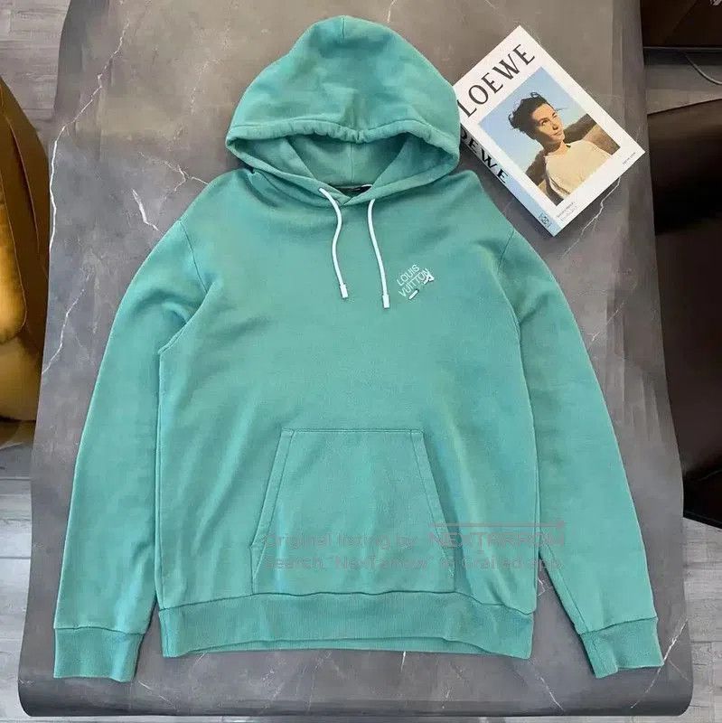 Louis Vuitton Louis Vuitton Men's XXL Green Hoodie . Size US XXL / EU 58 / 5 - 1 Thumbnail