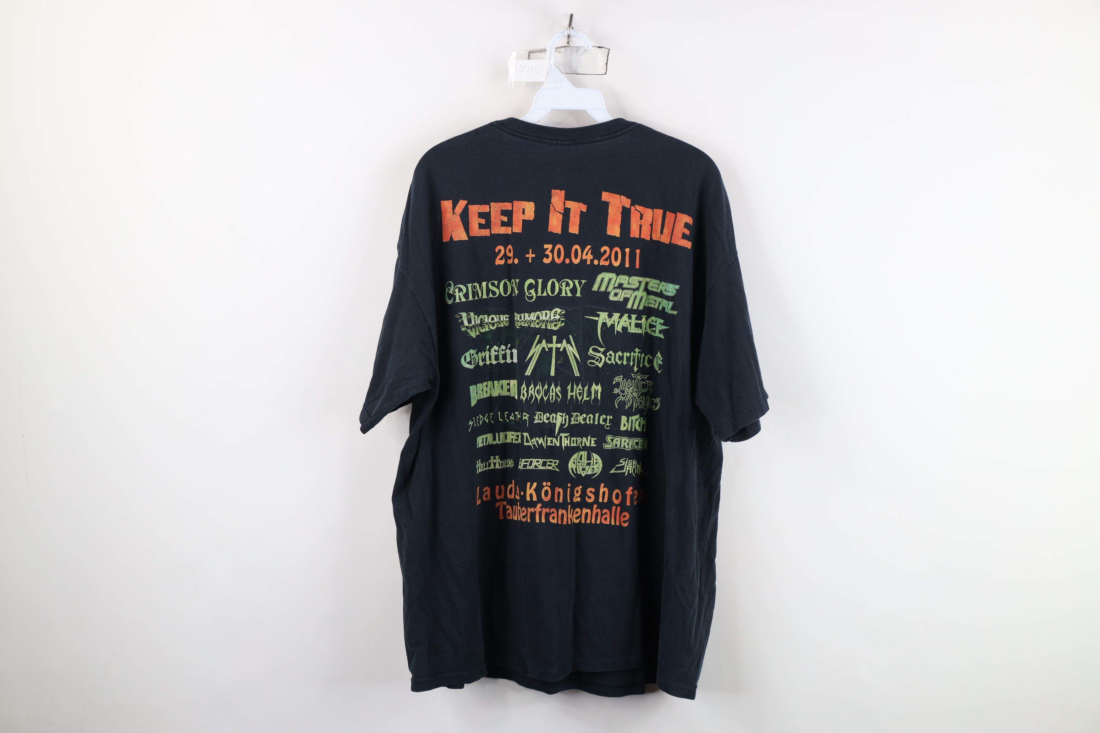 Vintage Vintage Keep It True XIV Metal Rock Band Tour T-Shirt Black Size US XL / EU 56 / 4 - 11 Thumbnail