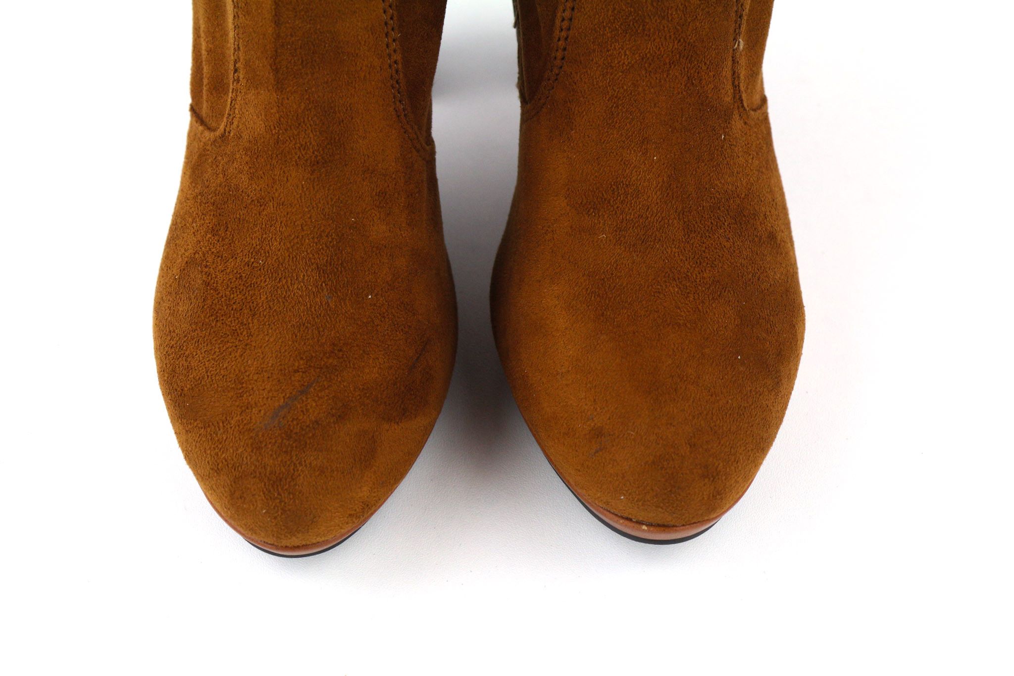 Other EU36 Brown Leather Heels Shoes 80826 Size US 5 / IT 35 - 4 Thumbnail