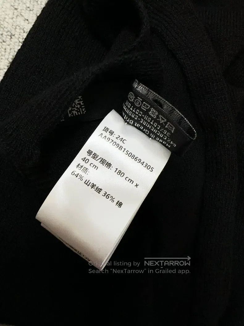 Chanel Chanel 24C show black knitted scarf sequin embroidery doub Size ONE SIZE - 5 Thumbnail