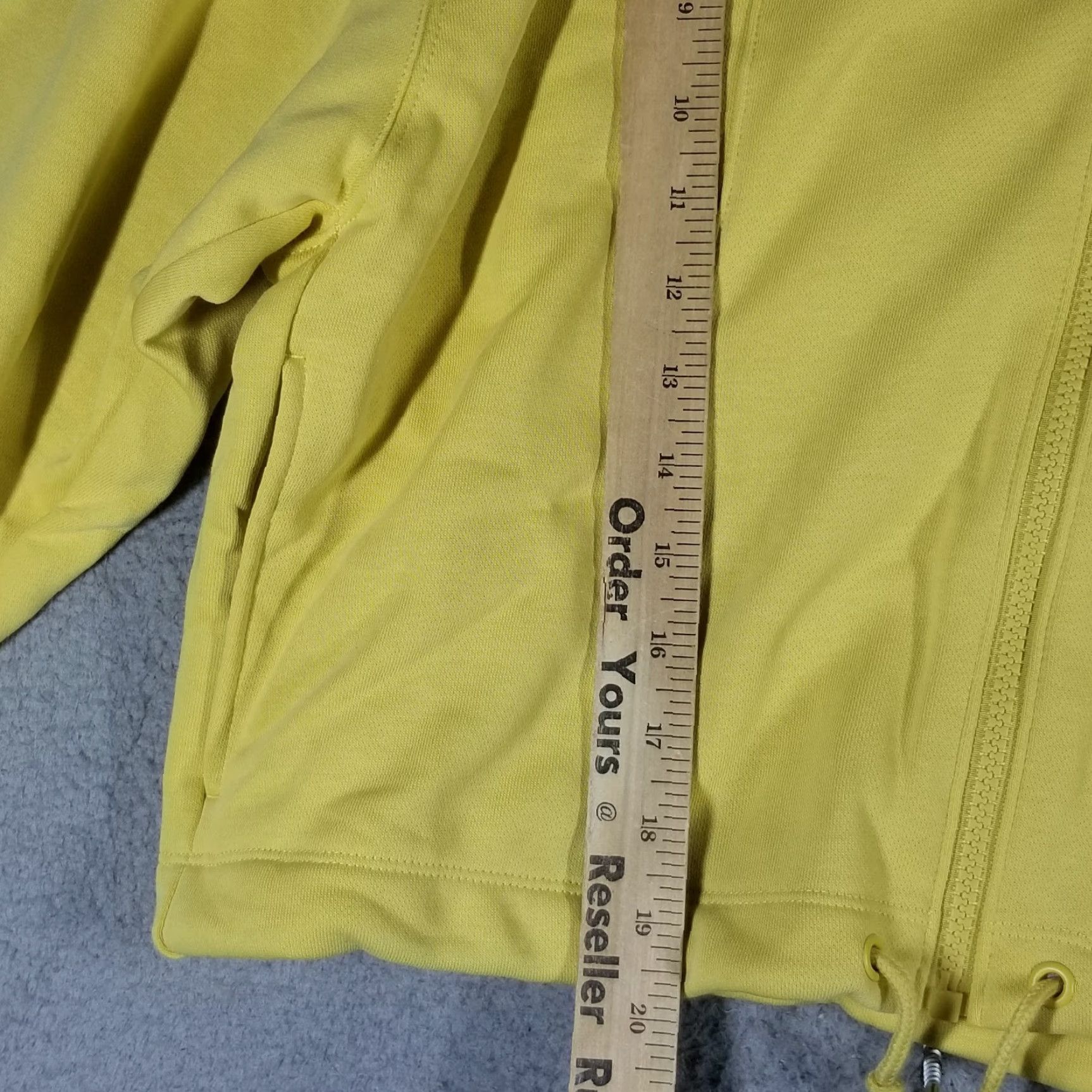 Nike Nike Womens XS Hoodie French Terry Oversized Full-Zip Yellow 90s Style Size XS / US 0-2 / IT 36-38 - 4 Thumbnail