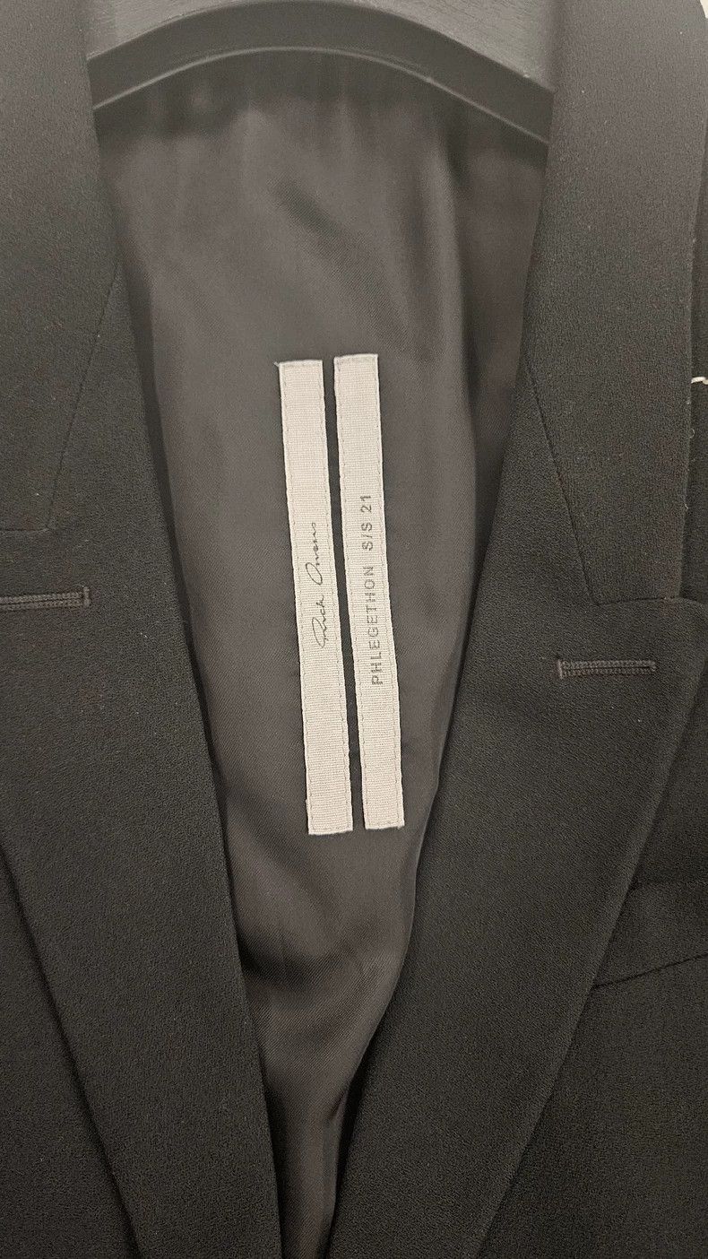 Rick Owens Rick Owens size 38 21 SS-stitched blazer jacket Size US M / EU 48-50 / 2 - 3 Thumbnail