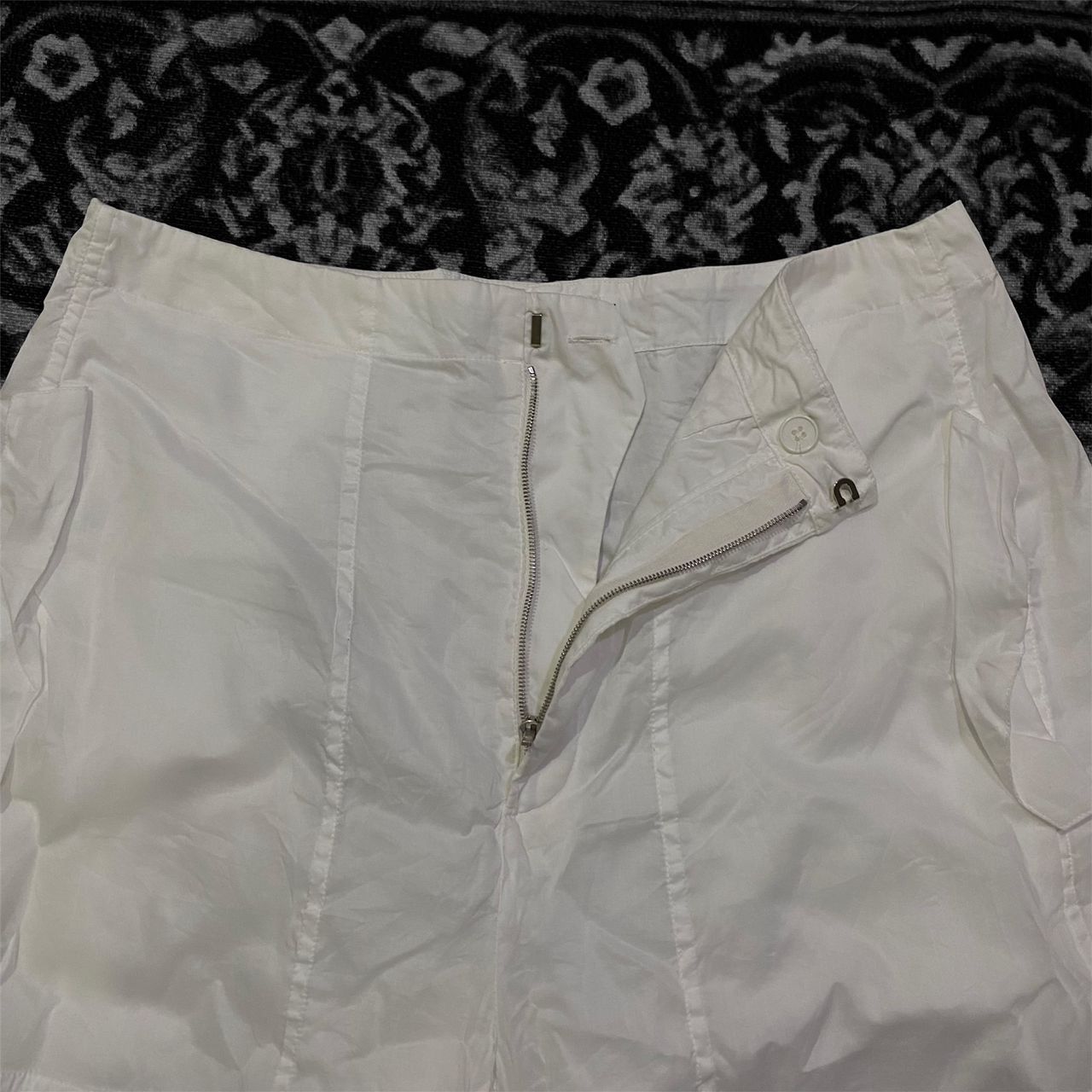 Jil Sander Grail💥Jil Sander Sheer Mesh Sexy Pants White Size 30" / US 8 / IT 44 - 8 Thumbnail