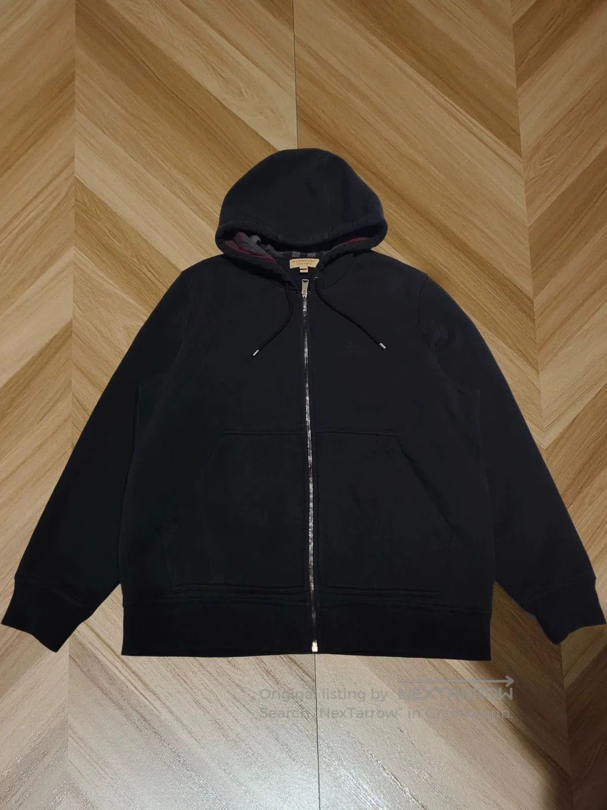 Burberry burberry black hooded zip-up jacket. Size US XXL / EU 58 / 5 - 1 Thumbnail