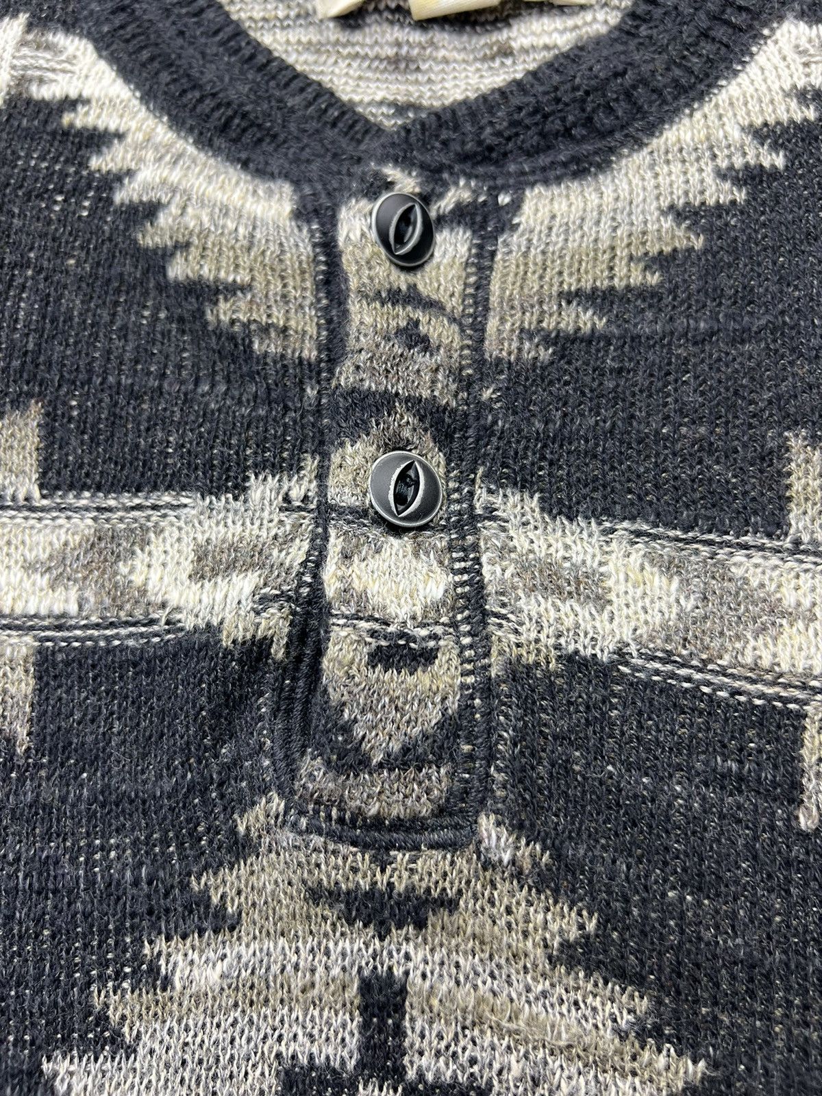 Denim & Supply Ralph Lauren Beautiful Native Pattern Rockabilly Mod Knitted Sweater RRL Size US S / EU 44-46 / 1 - 6 Thumbnail