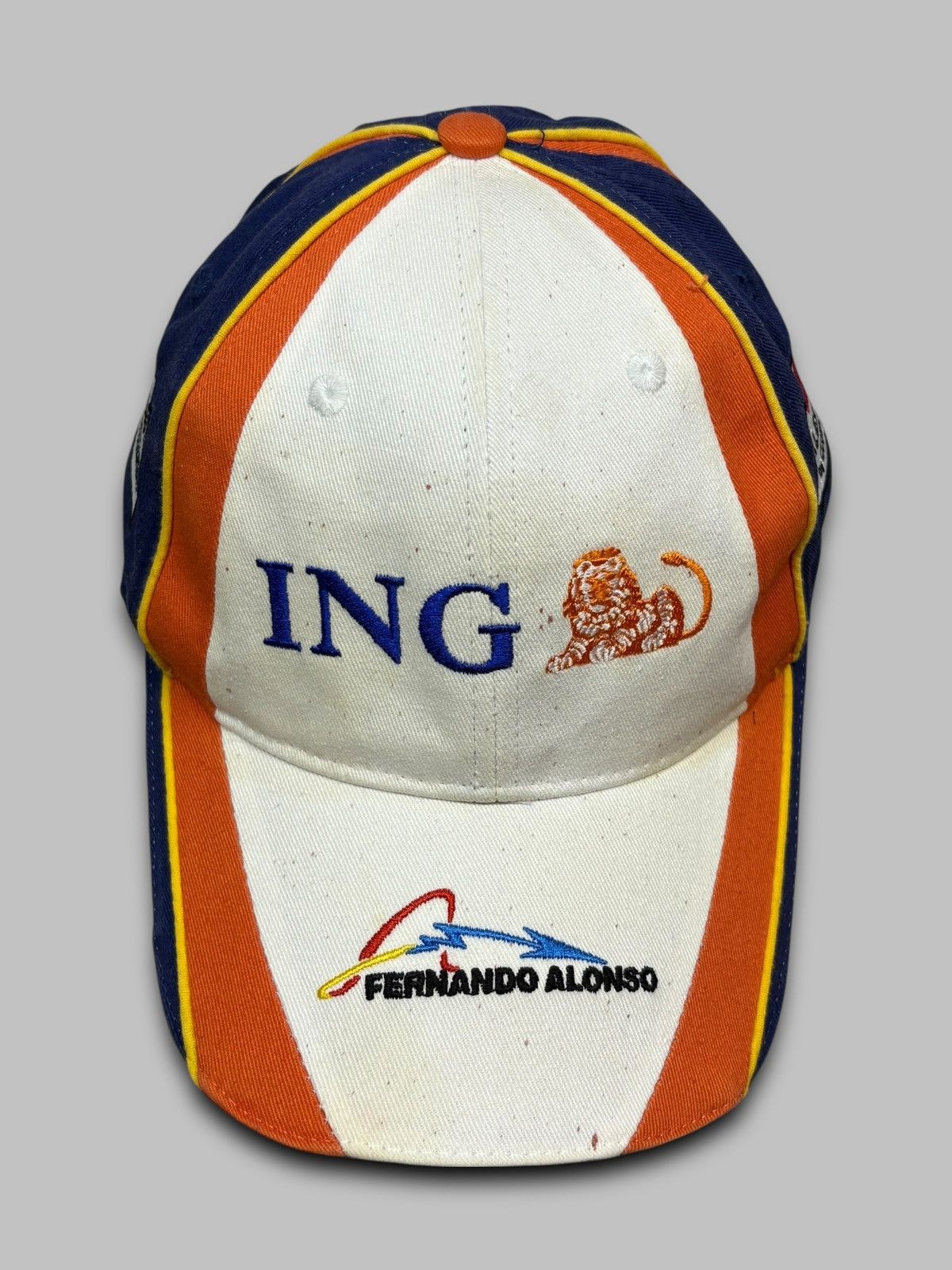 Formula 1 🔥 VINTAGE RENAULT TEAM F1 FERNANDO ALONSO Y2K RACING CAP Size ONE SIZE - 1 Thumbnail