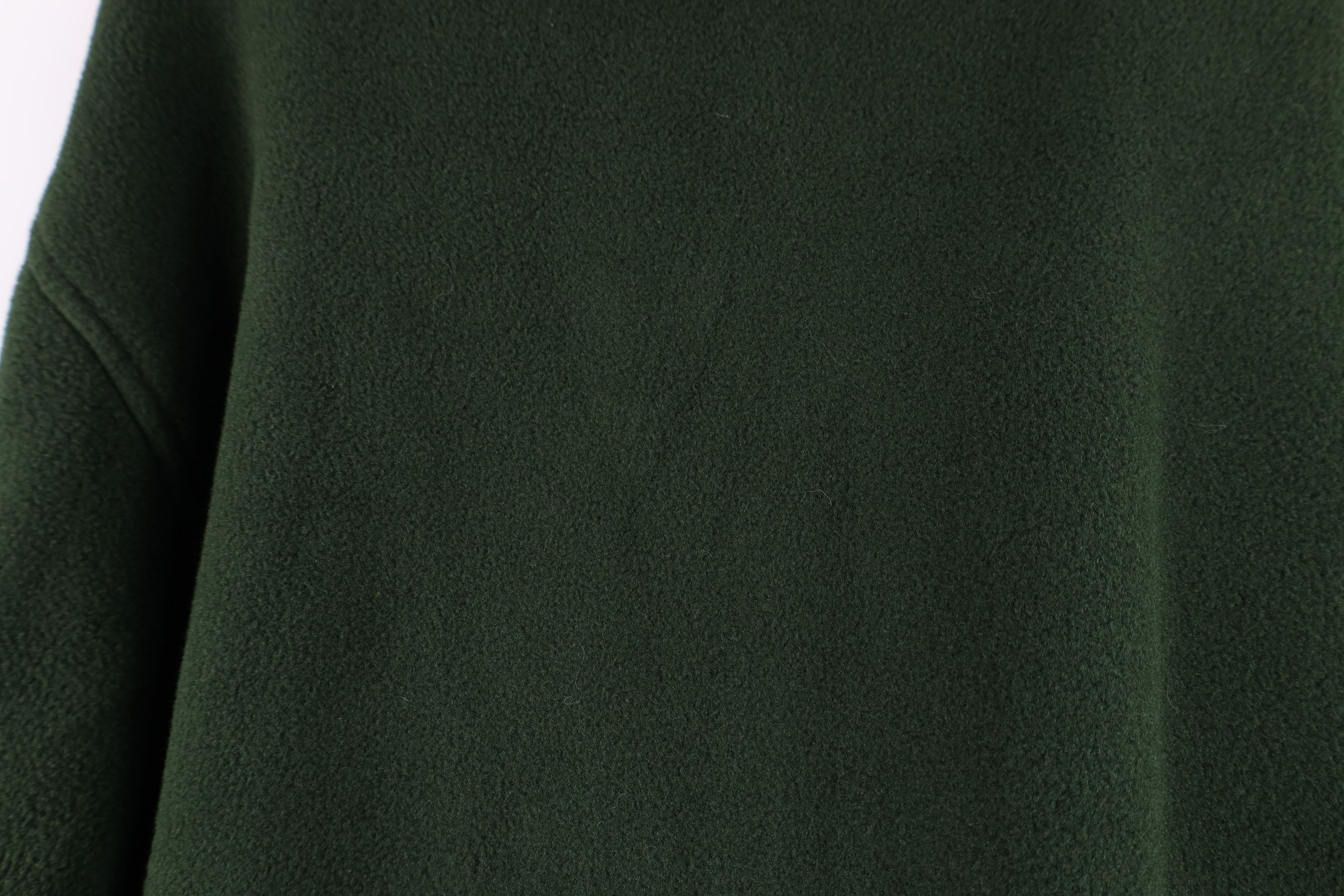 Cabelas Vintage 90s Cabelas Half Zip Fleece Pullover Sweater Green Size US L / EU 52-54 / 3 - 11 Thumbnail
