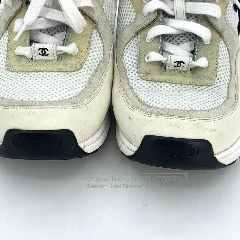 Chanel Chanel Colour-blocked logo latching casual panda sneakers Size US 9 / EU 42 - 9 Thumbnail