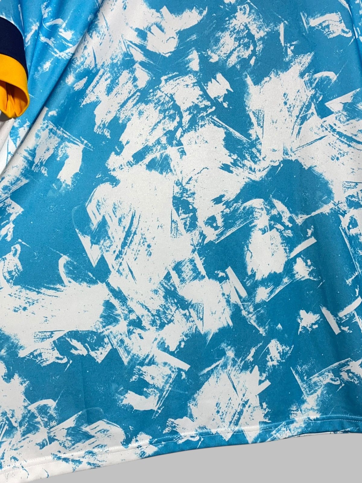 Adidas 🔥 ADIDAS WOLVES JERSEY BLUE SPLATTER FUTURE RAVE XL Size US XL / EU 56 / 4 - 11 Thumbnail