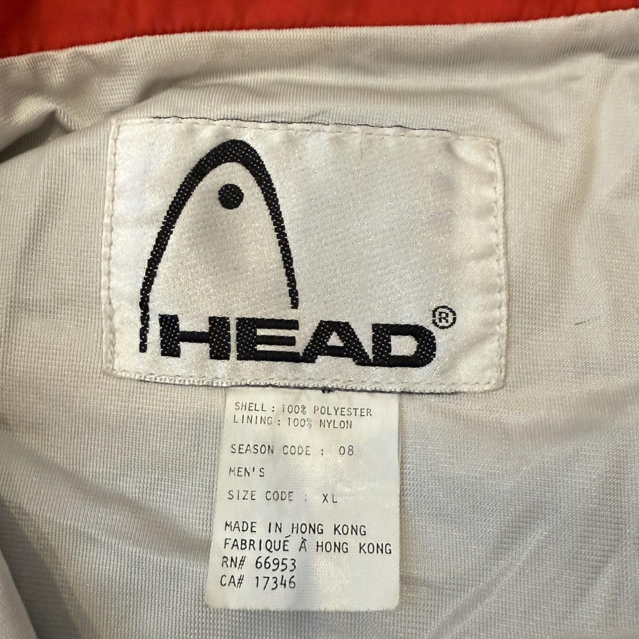 Vintage Head Sportswear Windbreaker Jacket 90s Colorful