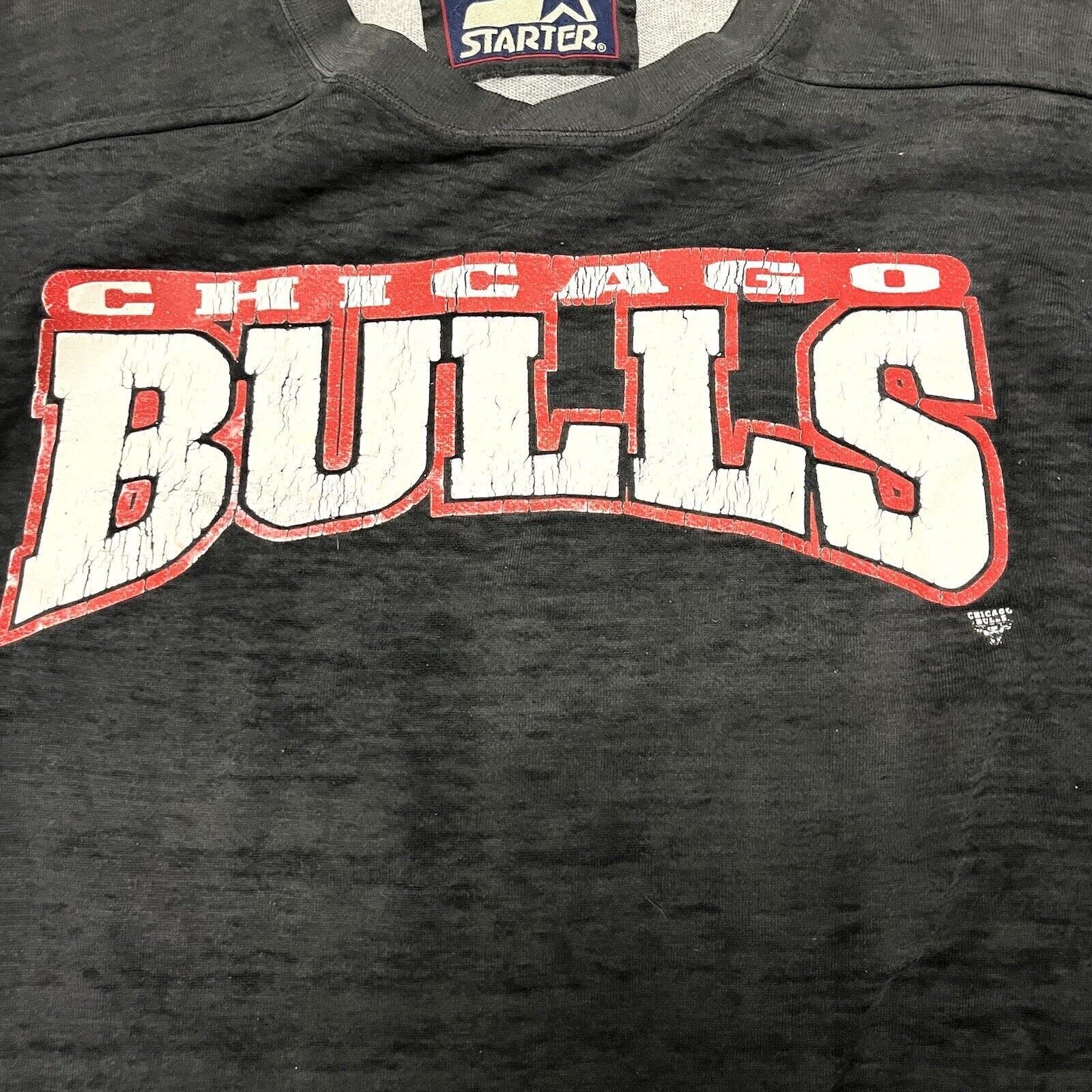 Starter VTG 1990’S Starter NBA Chicago Bulls Crewneck Sweatshirt XL Size US XL / EU 56 / 4 - 14 Thumbnail