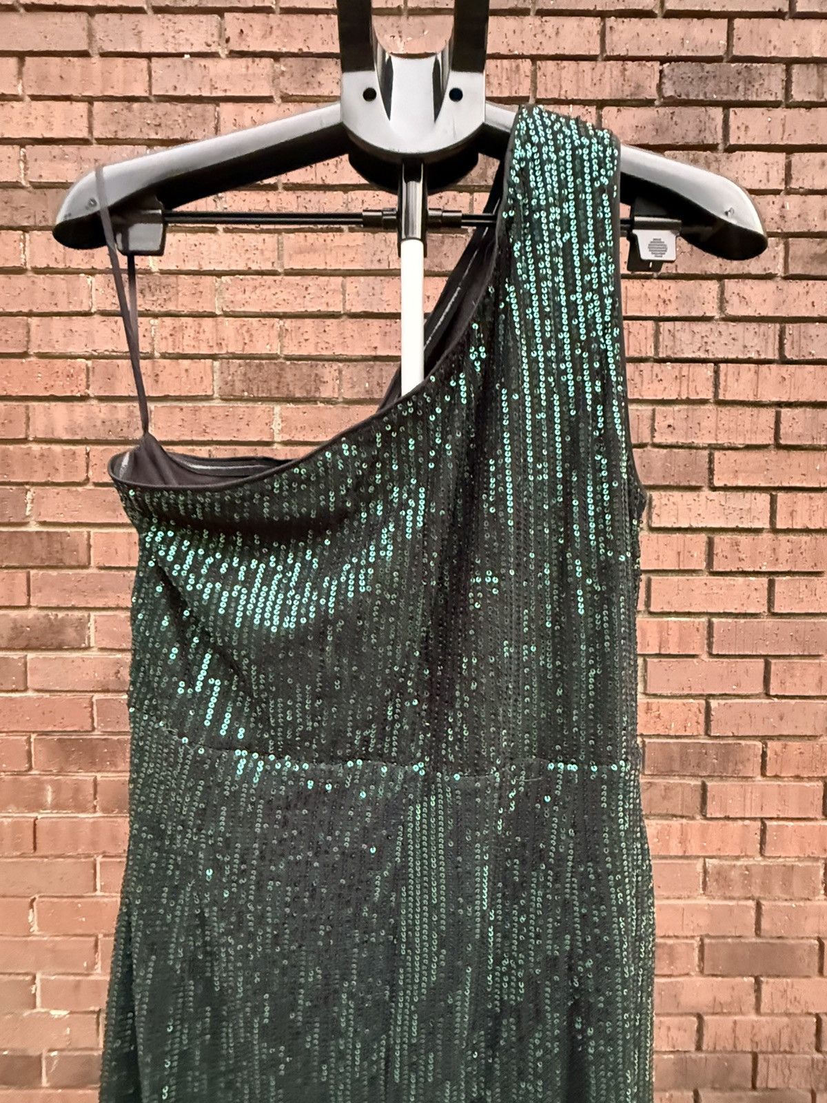 Other Grace Karin Green Sequin One Shoulder Formal Dress Size XL Size XL / US 12-14 / IT 48-50 - 11 Thumbnail