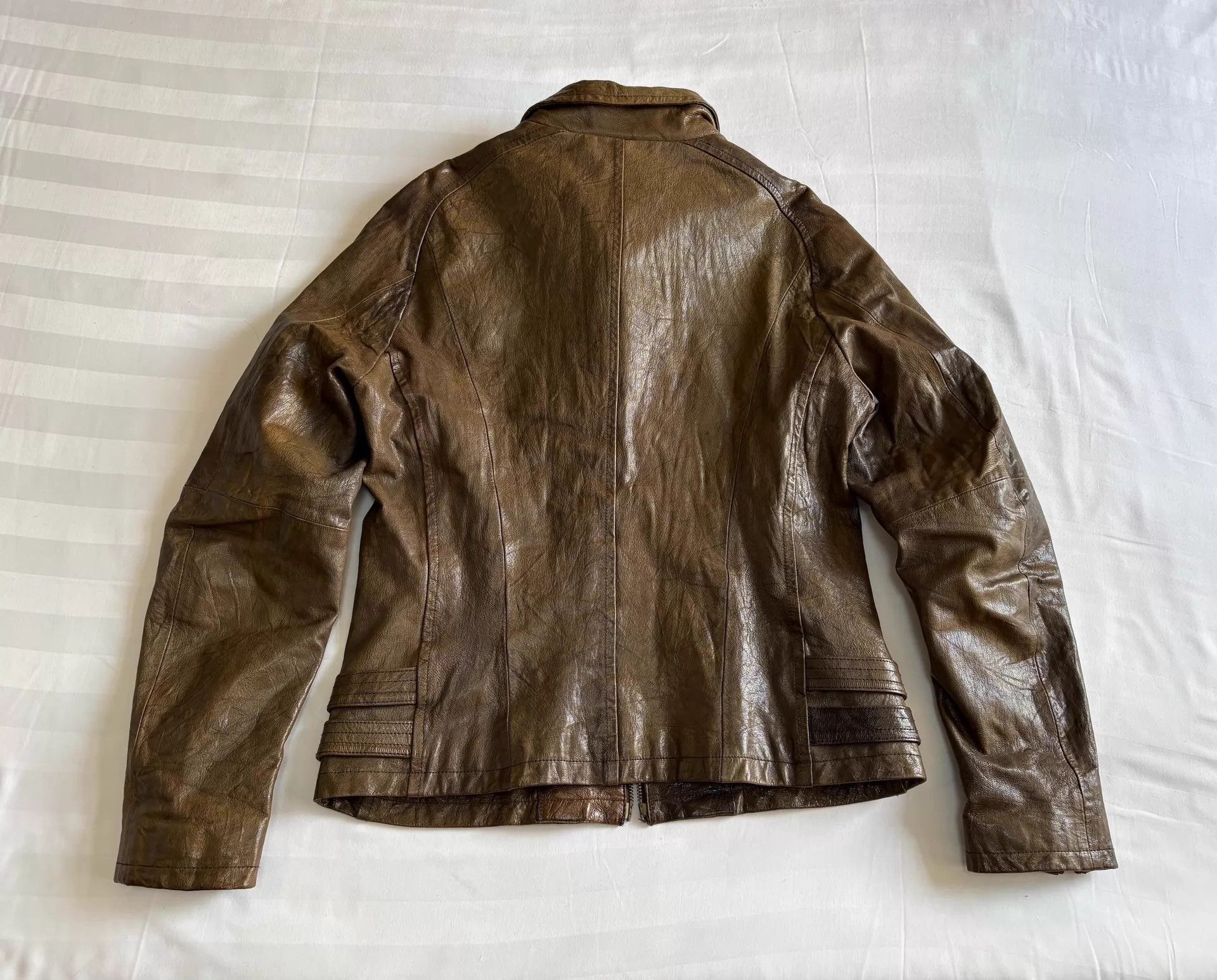 Tornado Mart Tornado Mart Vintage Distressed Workwear Leather Jacket Size US L / EU 52-54 / 3 - 7 Thumbnail