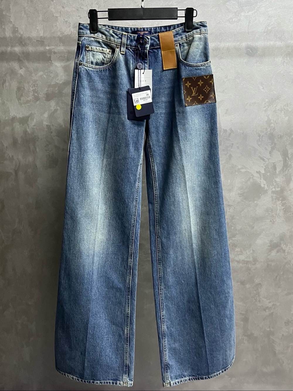 Louis Vuitton Louis Vuitton Monogram Patch Jeans Size 36 Size 26" / US 2 / IT 38 - 1 Thumbnail