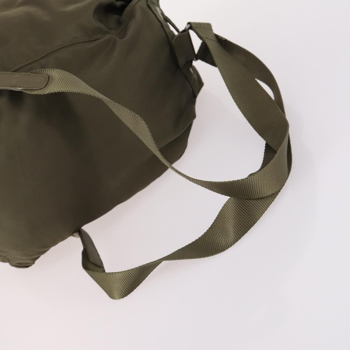 Prada PRADA Backpack Nylon Khaki Silver Size ONE SIZE - 7 Thumbnail