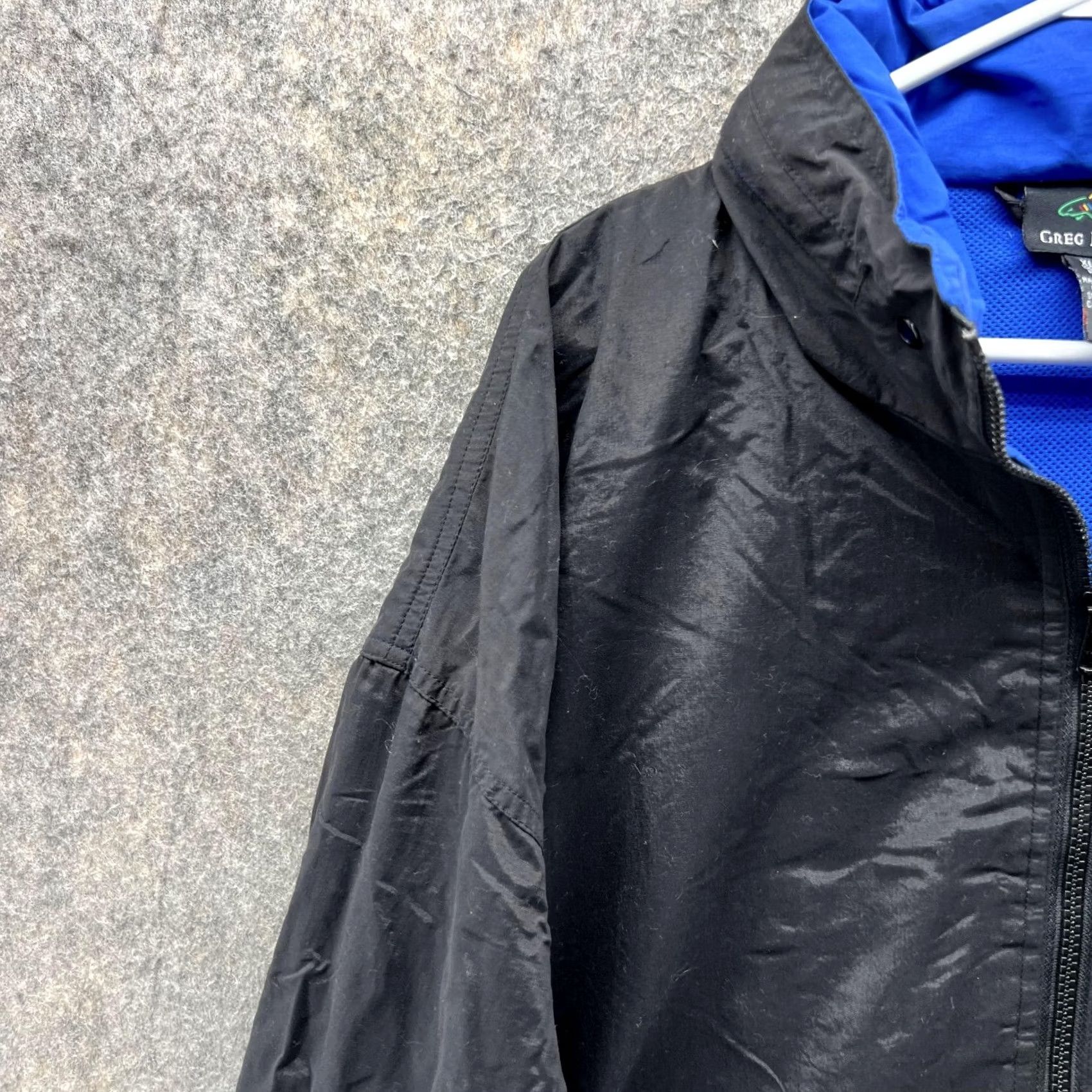 Vintage VINTAGE Greg Norman Windbreaker Jacket Men XL Black Full Zip Sherbrooke Golf Club Vtg Size US XL / EU 56 / 4 - 3 Thumbnail