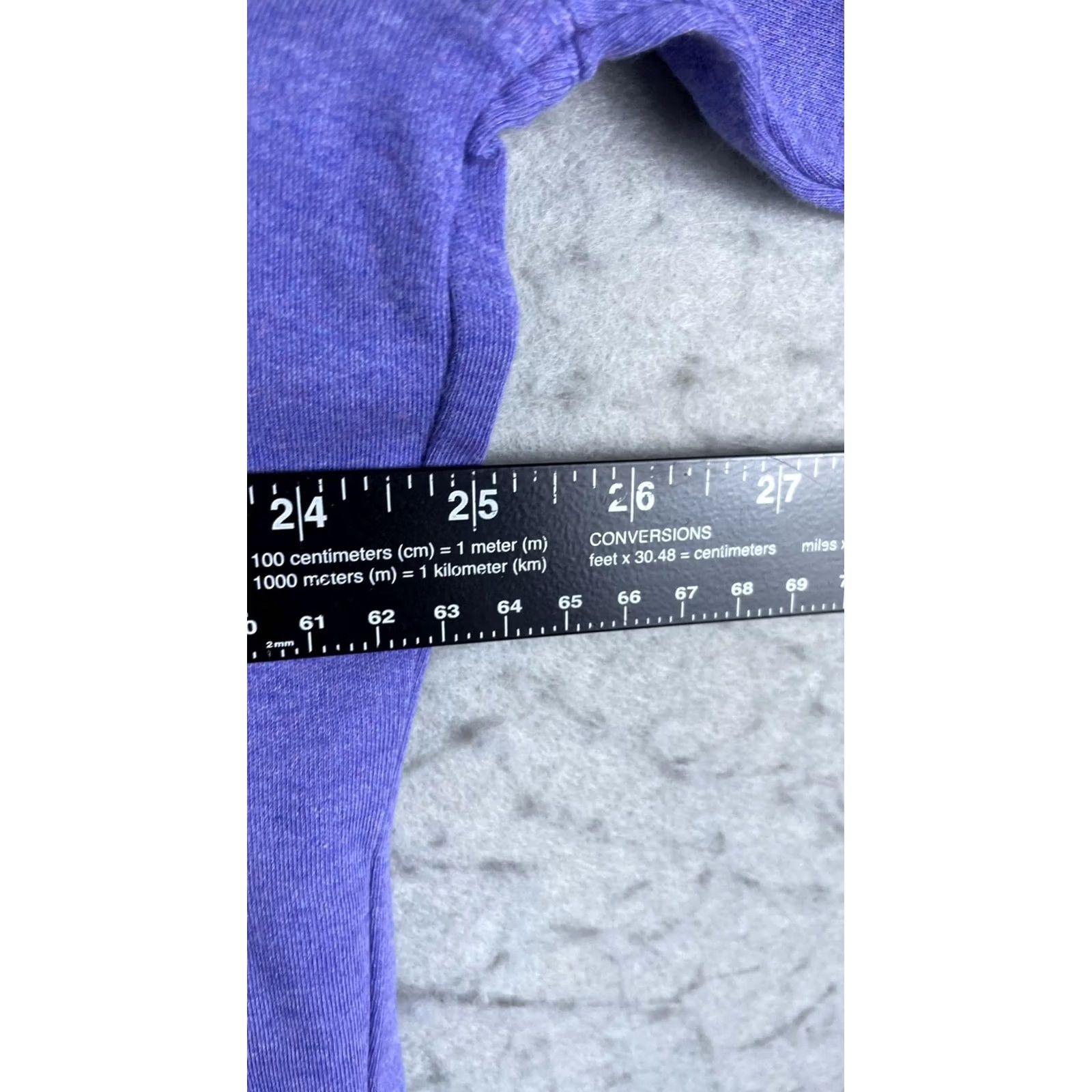 Peter Millar Peter Millar Sweatshirt Mens XL Purple 1/4 Zip Fleece Pullover Mock Neck Size US XL / EU 56 / 4 - 3 Thumbnail