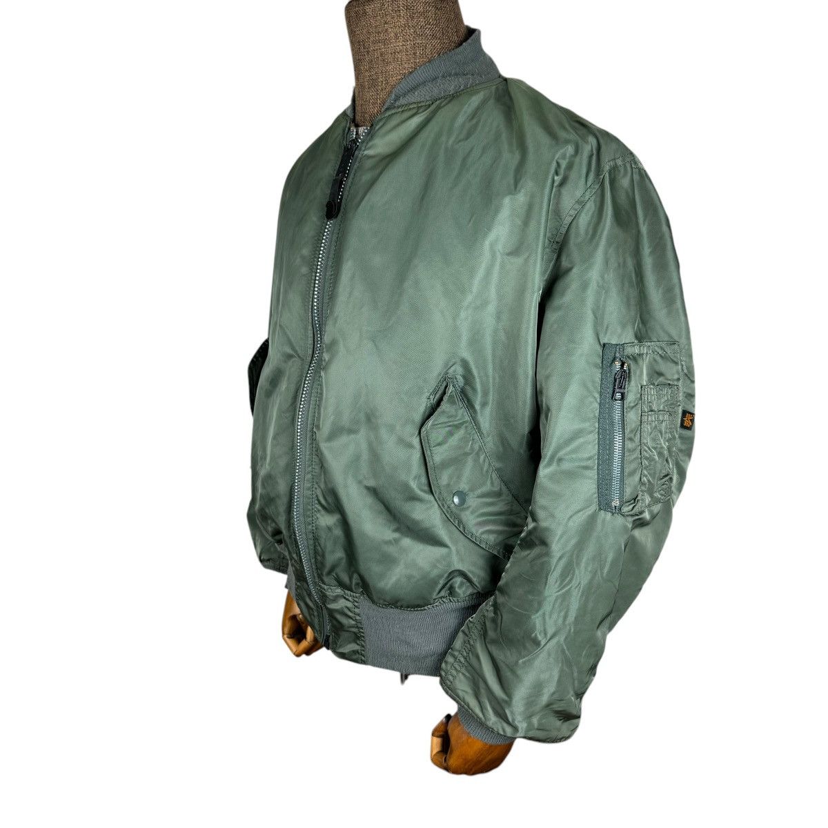 Alpha Industries 🌟ALPHA INDUSTRIES REVERSIBLE TYPE MA 1 FLYER BOMBER JACKET Size US XL / EU 56 / 4 - 3 Thumbnail