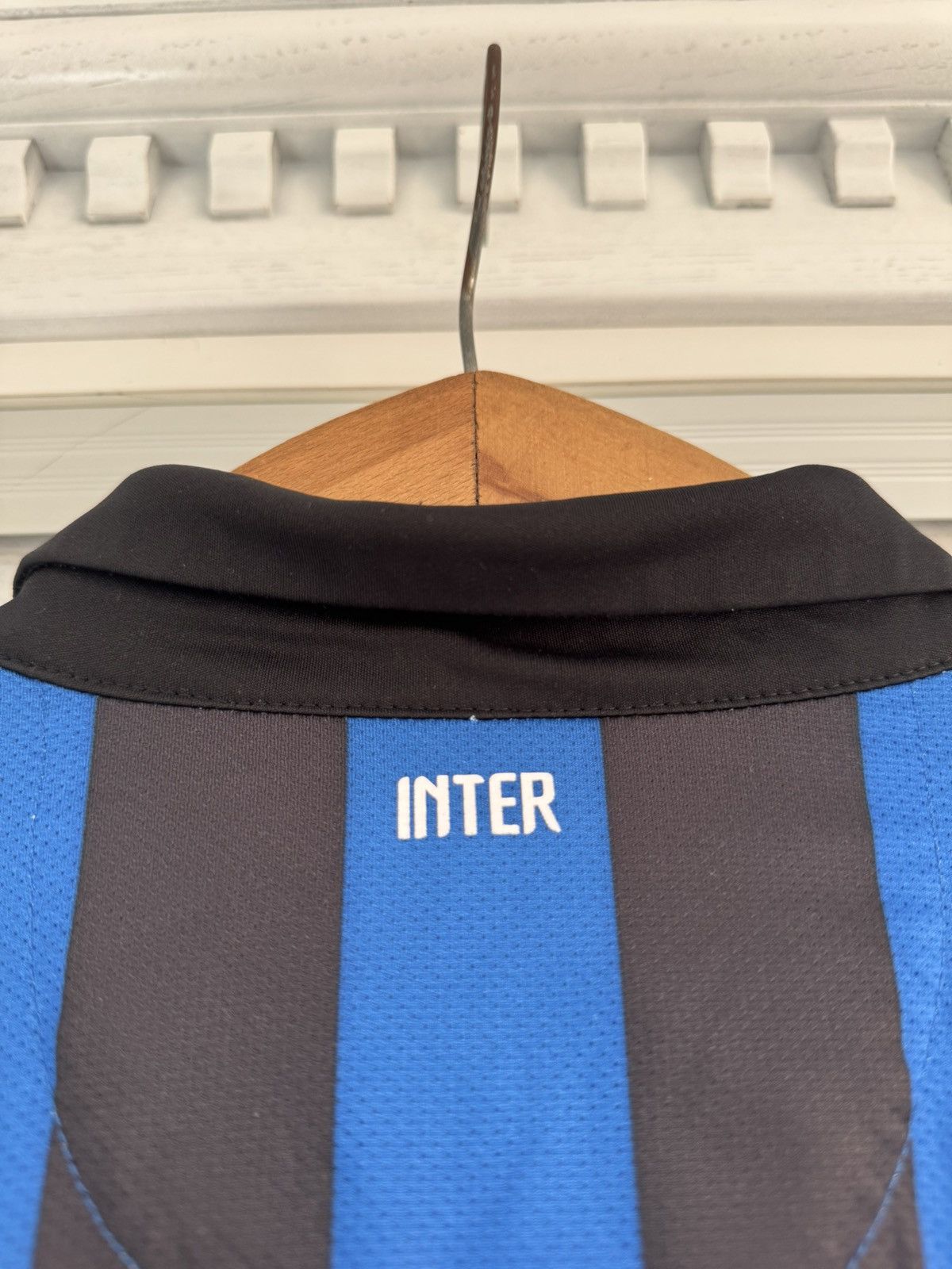 Nike Inter Milan 2011-2012 Home Soccer Jersey Football Kit Shirt Size US L / EU 52-54 / 3 - 11 Thumbnail