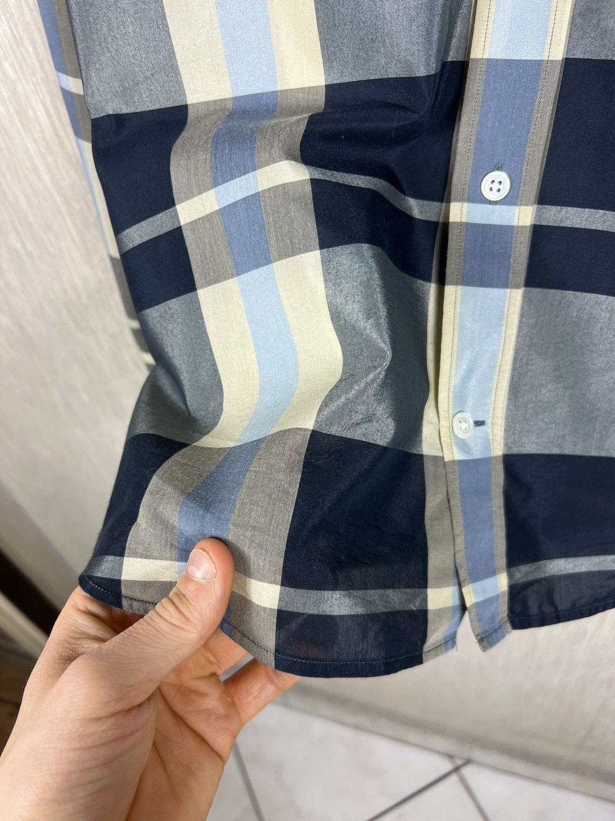 Acne Studios Acne Studios classic fit Jeffrey Mul Ch PSS16 checked shirt Size US L / EU 52-54 / 3 - 8 Thumbnail