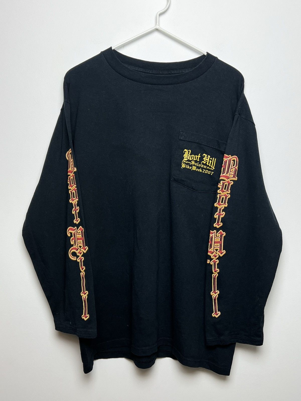 Harley Davidson y2k bike week boobs vintage long sleeve Size US L / EU 52-54 / 3 - 2 Thumbnail