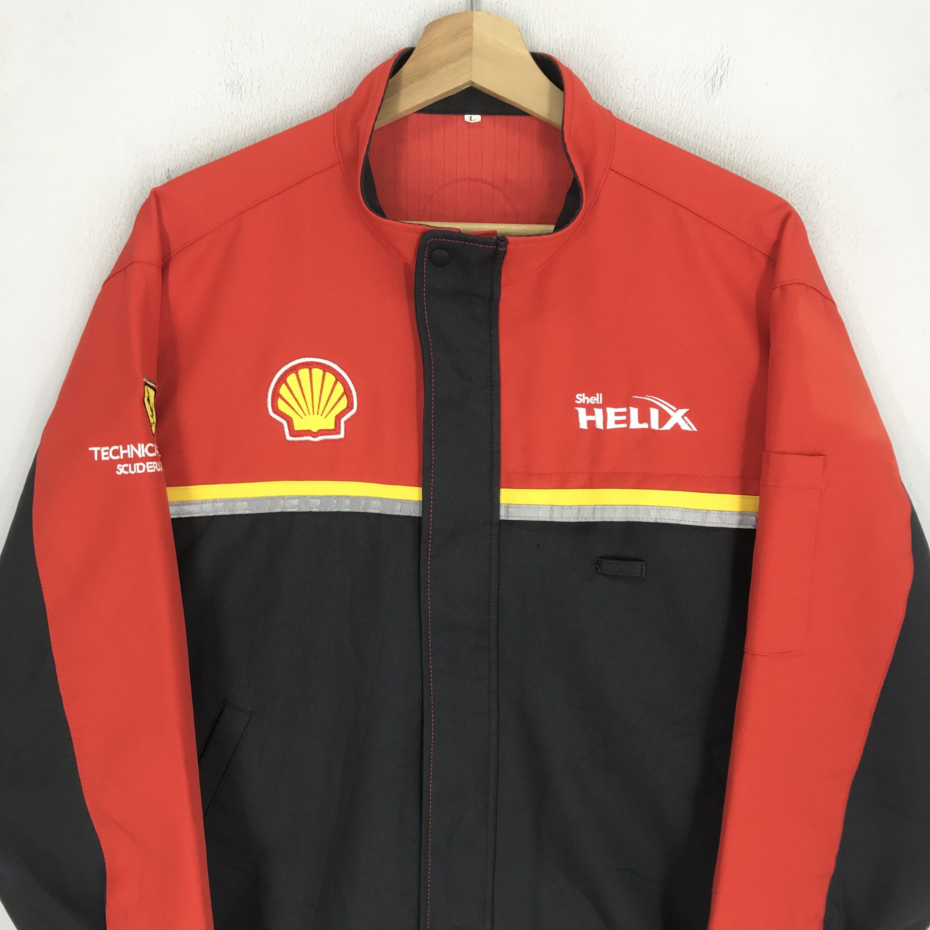 Ferrari Vintage Shell Uniform Ferarri Service Wear Racing Jacket Size US L / EU 52-54 / 3 - 3 Thumbnail