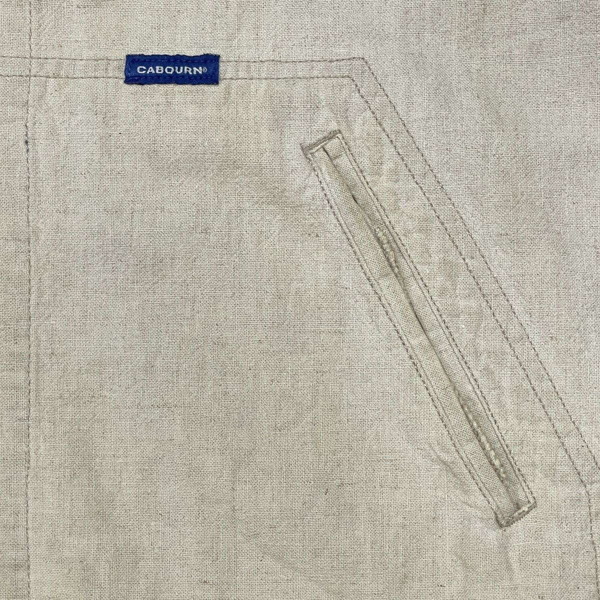Nigel Cabourn Vintage Nigel Cabourn 80’s Linen Cotton Work Chore Jacket Size US XXL / EU 58 / 5 - 8 Thumbnail
