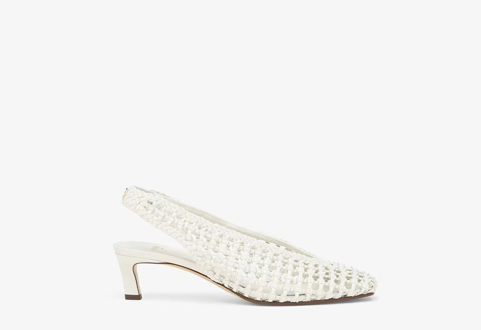 Fendi Fendi FF Low Heeled Slingbacks Size US 7.5 / IT 37.5 - 1 Thumbnail