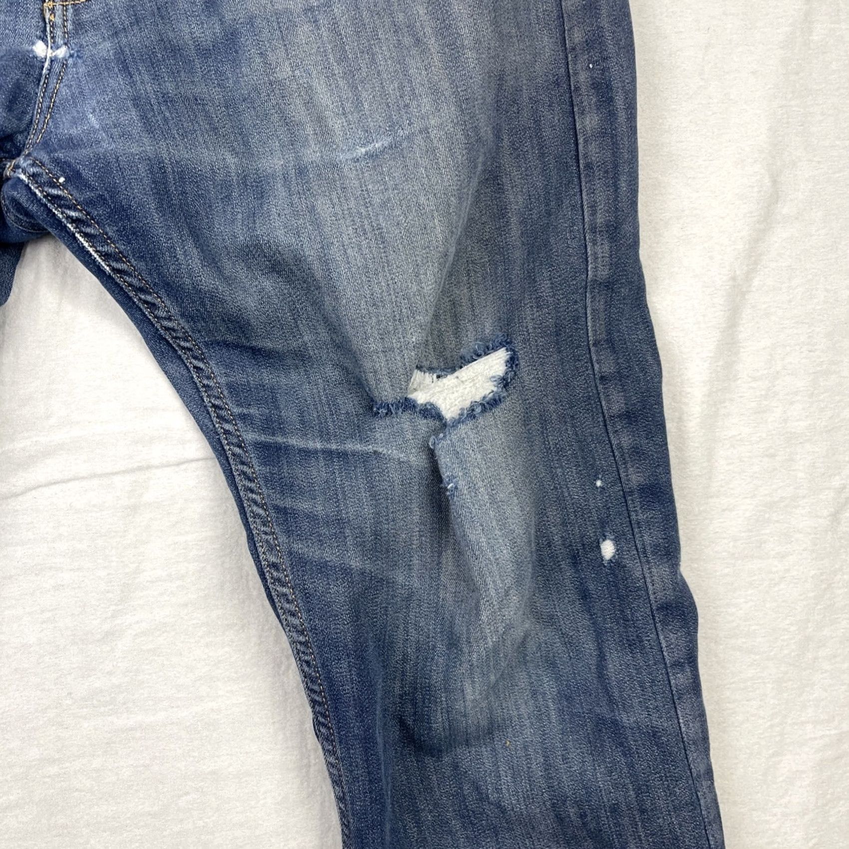 Patagonia Patagonia Jeans Mens 32x30 Denim Blue Regular Straight Logo 5-Pocket USA Iron Clad Performance Size US 32 / EU 48 - 4 Thumbnail