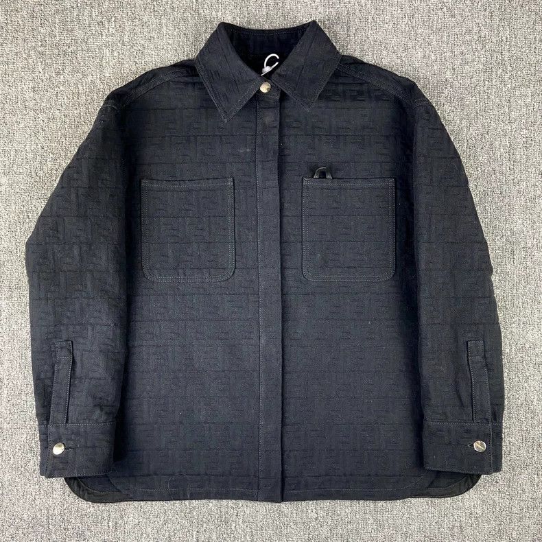 Fendi Fendi Black Printed Jacket Size 40 Size US S / EU 44-46 / 1 - 1 Thumbnail