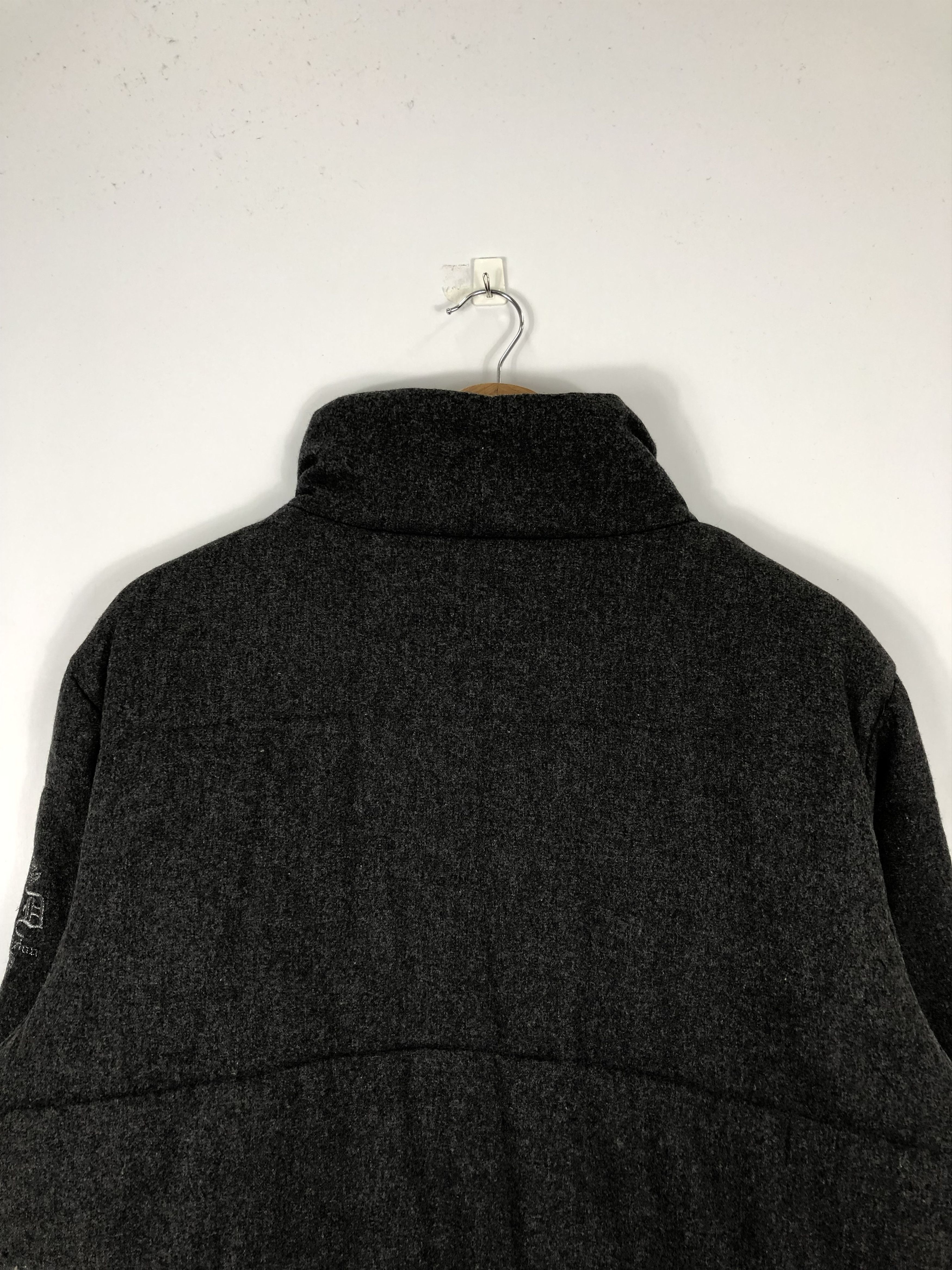 Vintage Varsity Jacket Reversible Puffer Wool Lining V0192