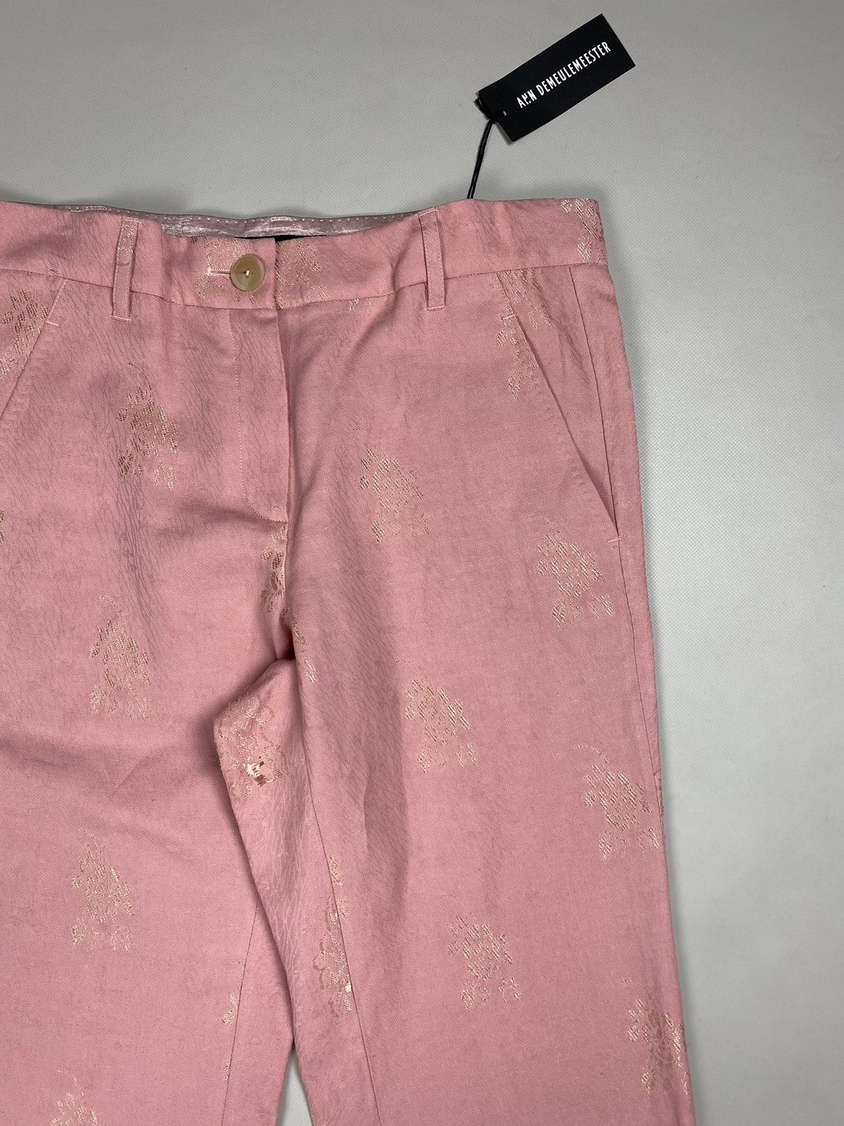 Ann Demeulemeester BNWT! Ann Demeulemeester cotton / linen wide leg dress pants Size 26" / US 2 / IT 38 - 9 Thumbnail