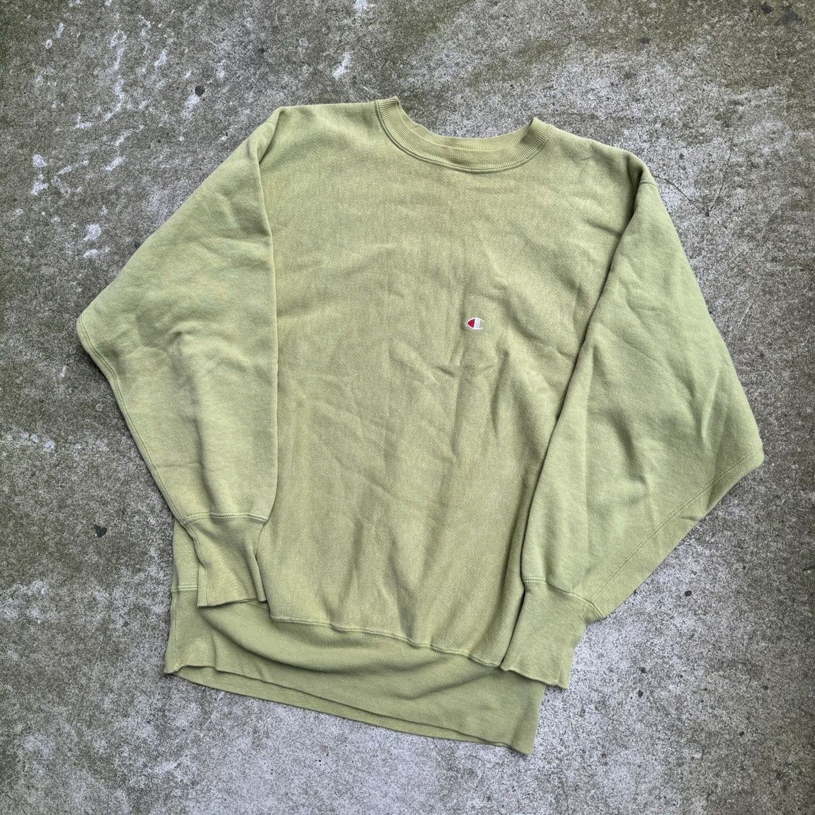 Champion 90s Champion Reverse Weave Green Sweatshirt Size US L / EU 52-54 / 3 - 3 Thumbnail