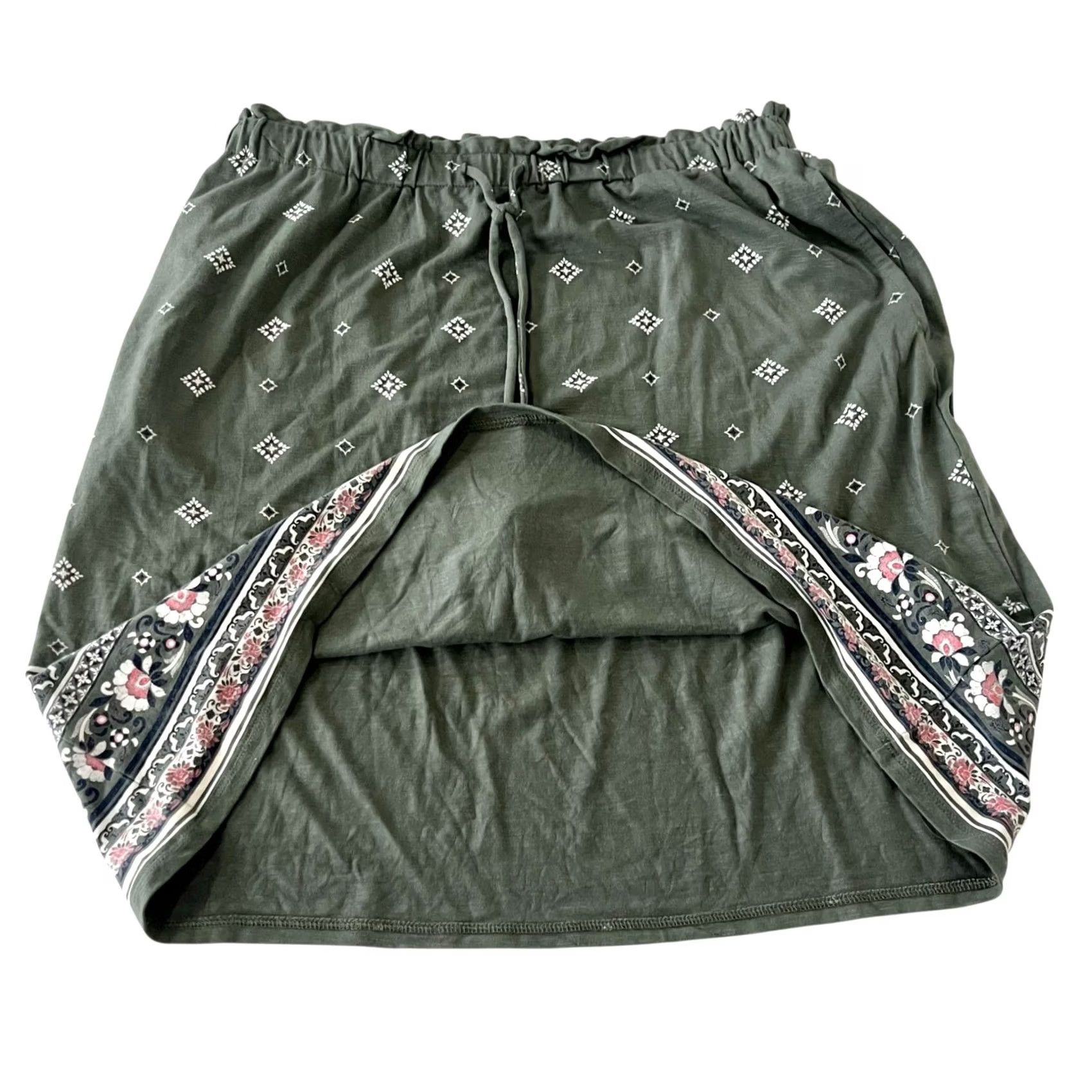J. Jill VINTAGE J. Jill Skirt Boho Floral Print KS? Size 26" / US 2 / IT 38 - 6 Thumbnail