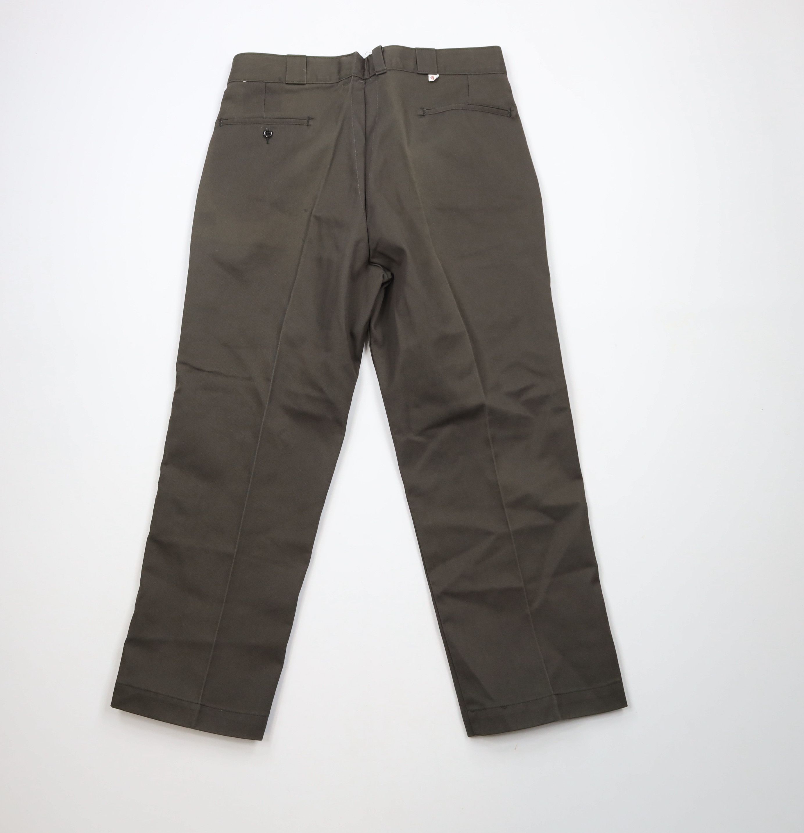 Dickies × Vintage Vintage 90s Dickies Workwear Wide Leg Pants Green USA Size US 36 / EU 52 - 9 Thumbnail