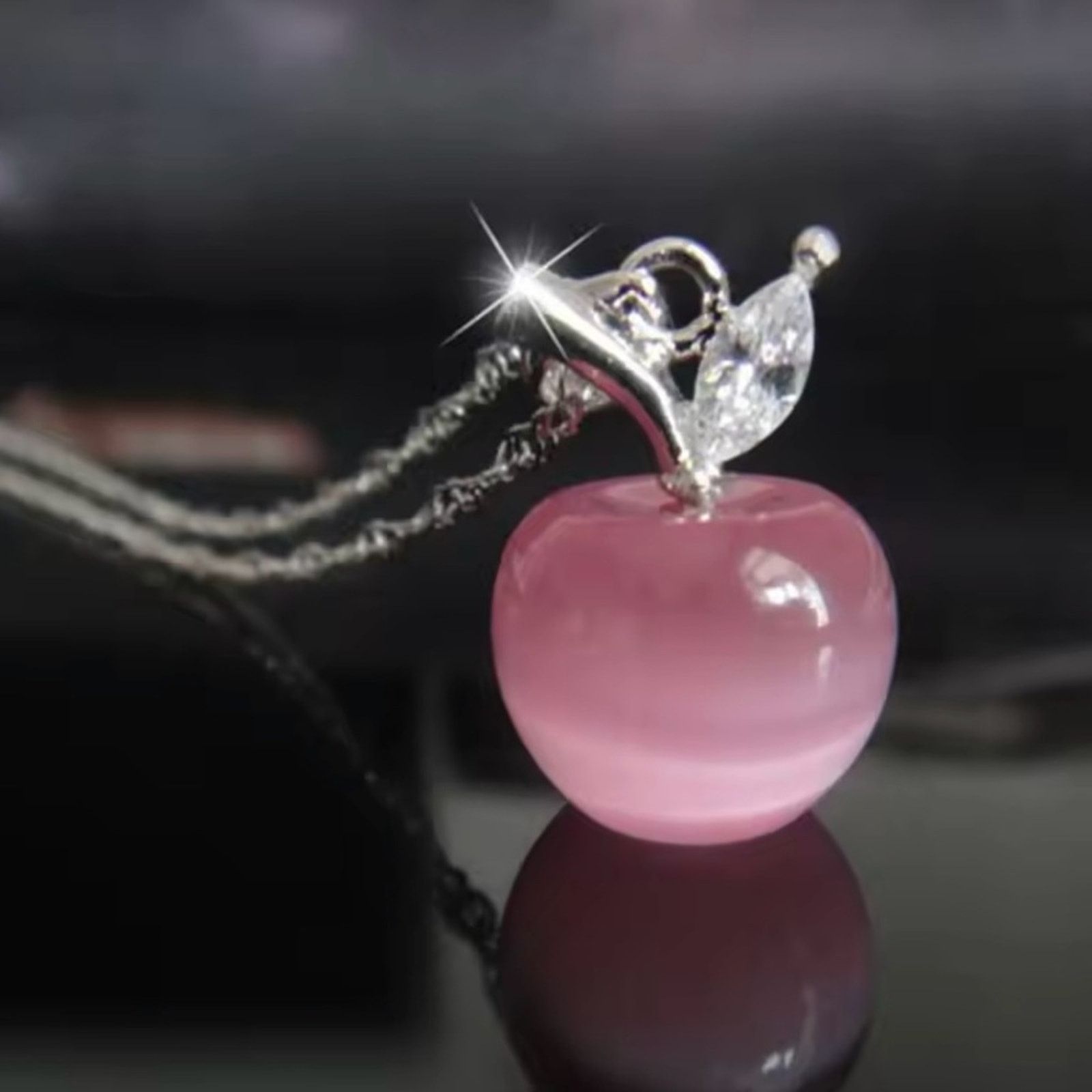 Other Cute Apple Necklace Size ONE SIZE - 1 Thumbnail