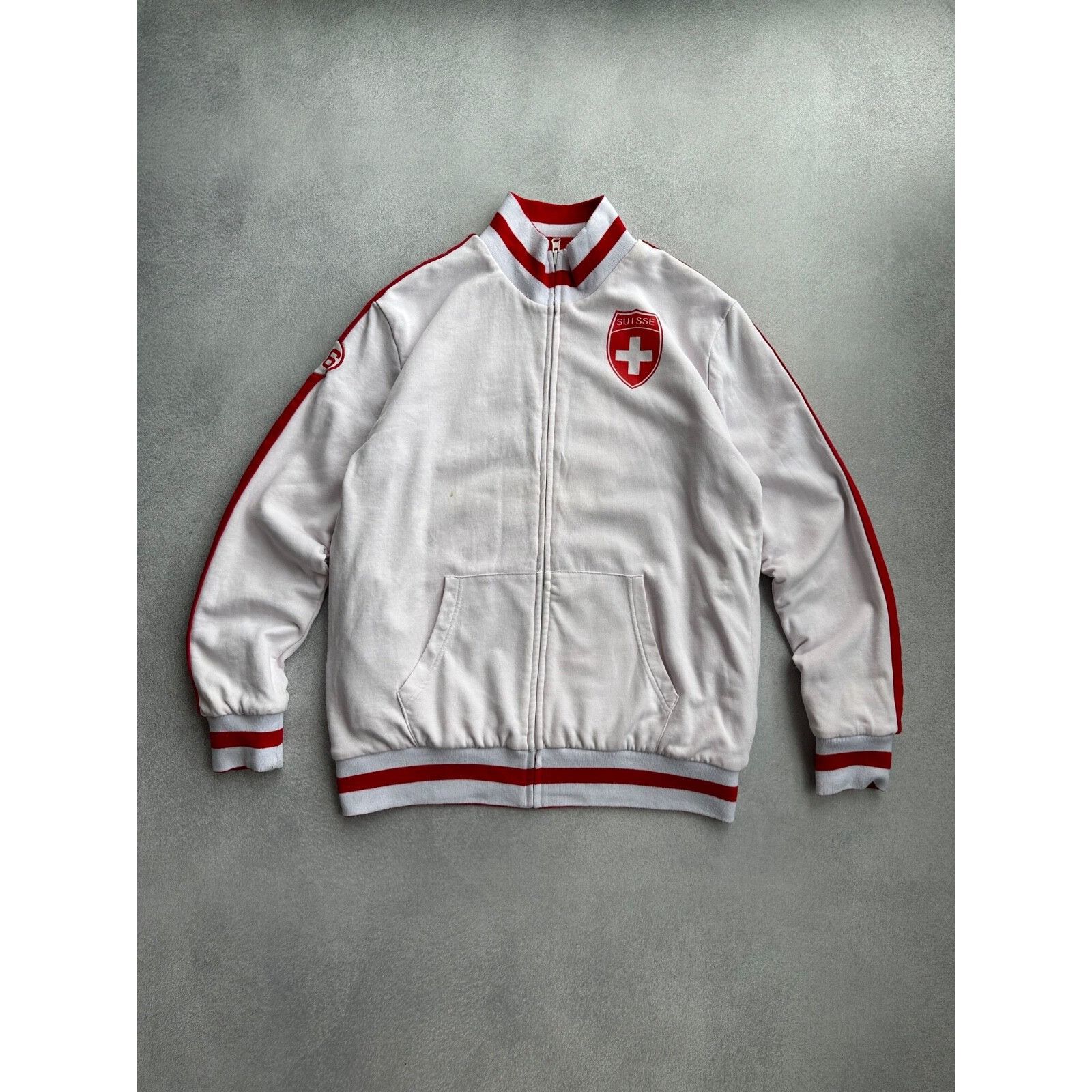 Vintage VTG Roger Federer Switzerland Tennis Reversible Heavy Zip Ol Size US XL / EU 56 / 4 - 17 Thumbnail