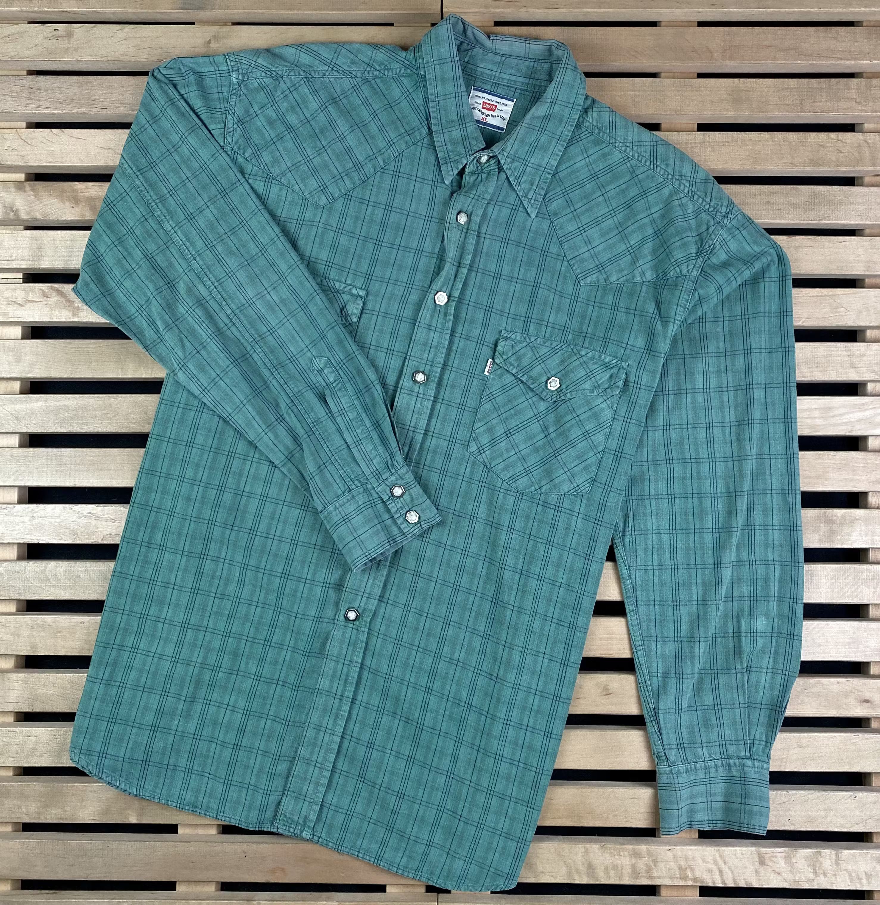 Levi's × Levi's Vintage Clothing × Vintage Mens Shirt Long Sleeve Levi’s Vintage Size XL Size US XL / EU 56 / 4 - 1 Thumbnail