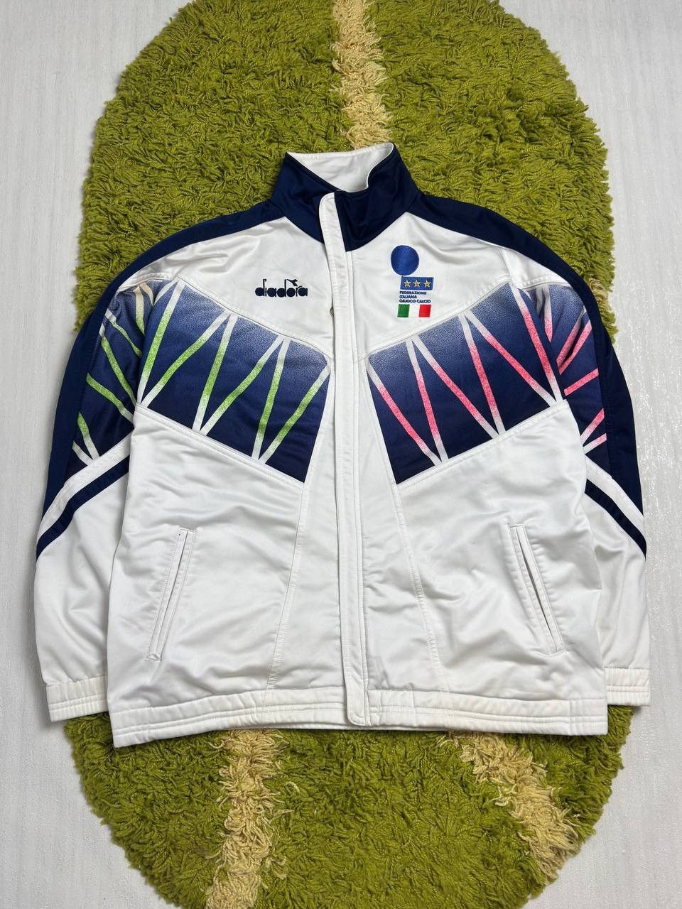Diadora Vintage 1991/1993 Diadora Italy Track Jacket Size US L / EU 52-54 / 3 - 1 Thumbnail