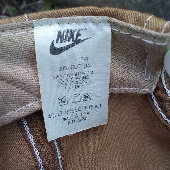 Nike × Vintage Vintage Nike Ken Griffey Junior In '96 Hat Cap Custom Tan Size ONE SIZE - 7 Thumbnail