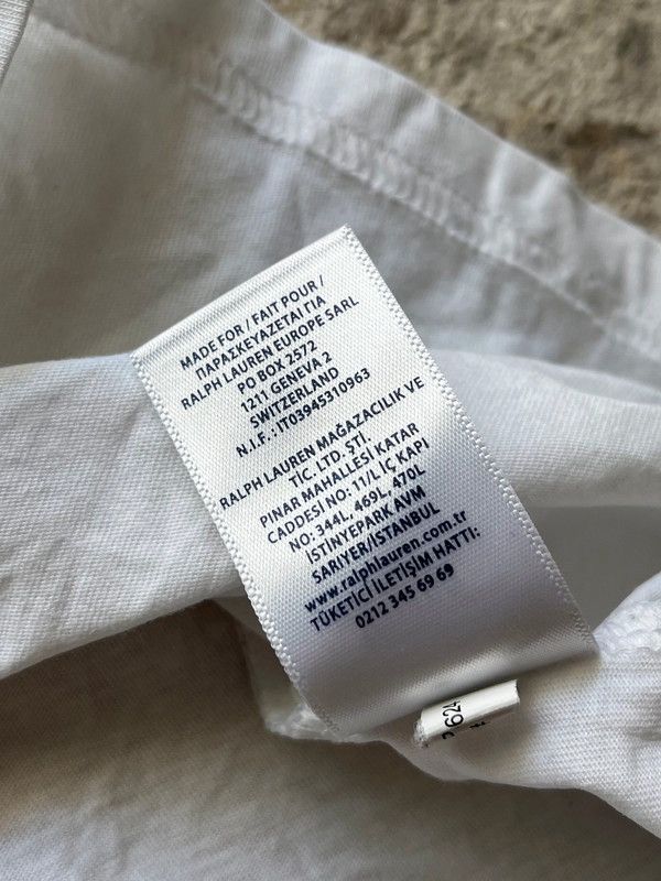 Polo Ralph Lauren Ralph Lauren Polo Small Pony V-Neck T-Shirt White Size US L / EU 52-54 / 3 - 6 Thumbnail