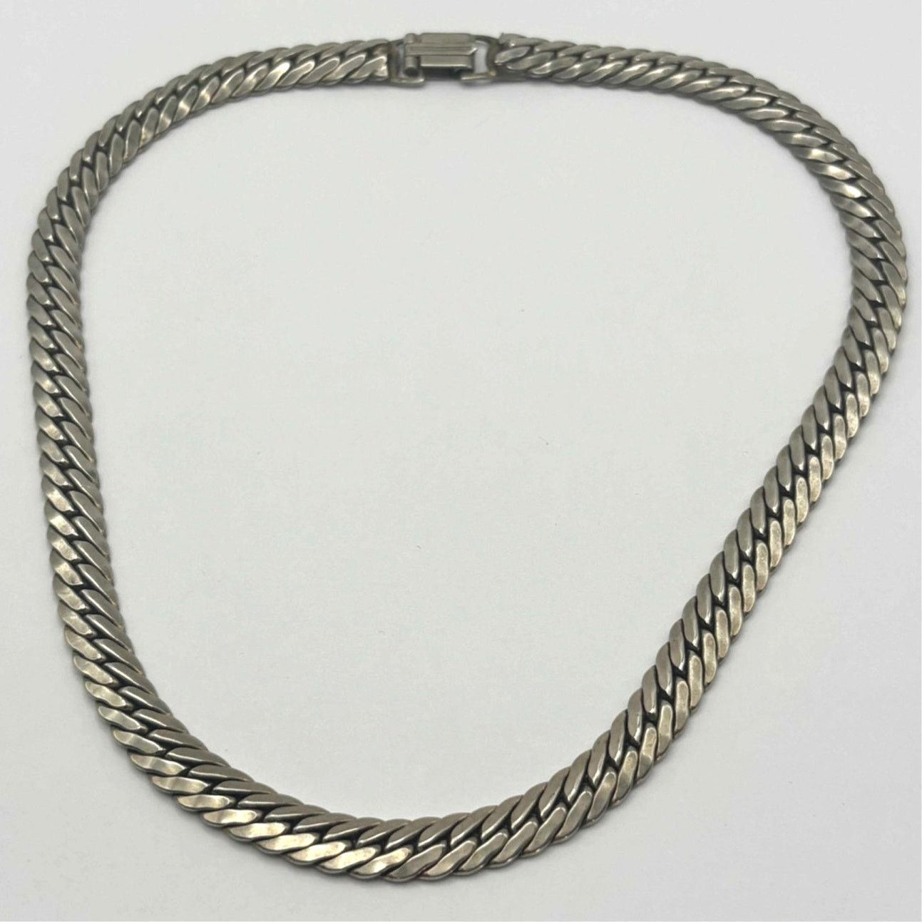 Other Silver Cuban Link Chain Necklace Size ONE SIZE - 2 Thumbnail