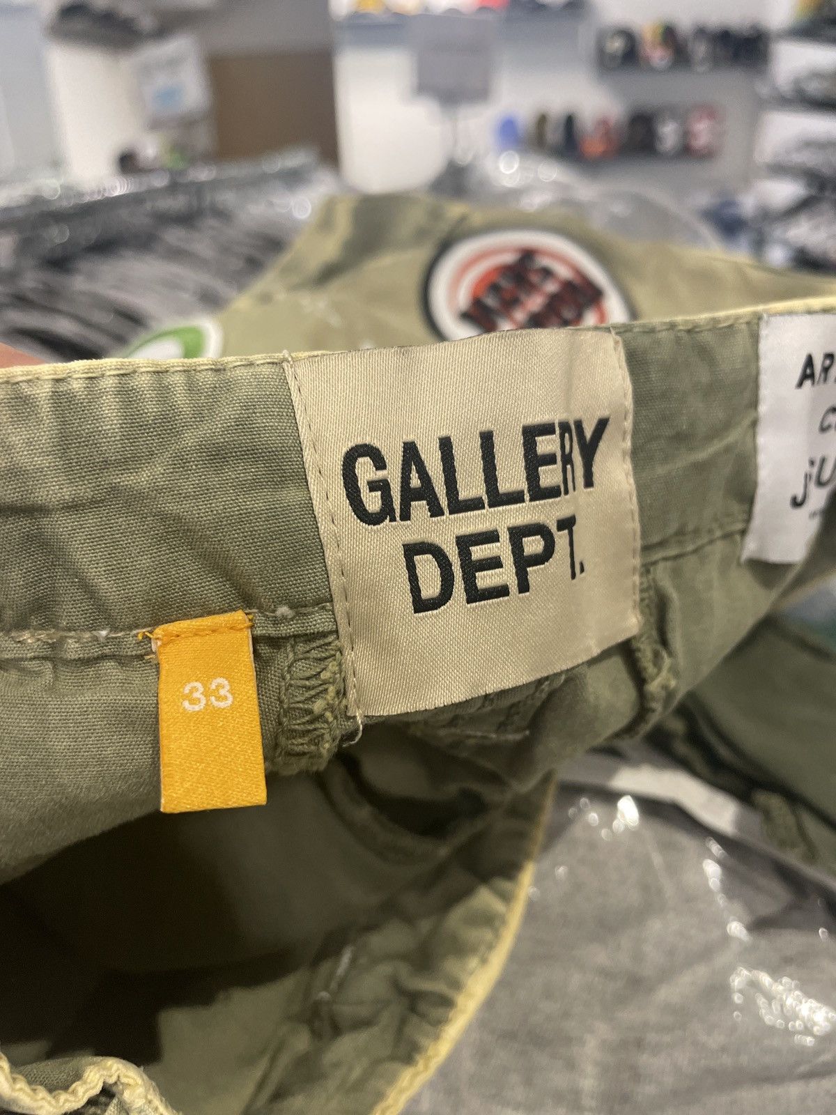 Gallery Department Kenzie Cargo Shorts Olive