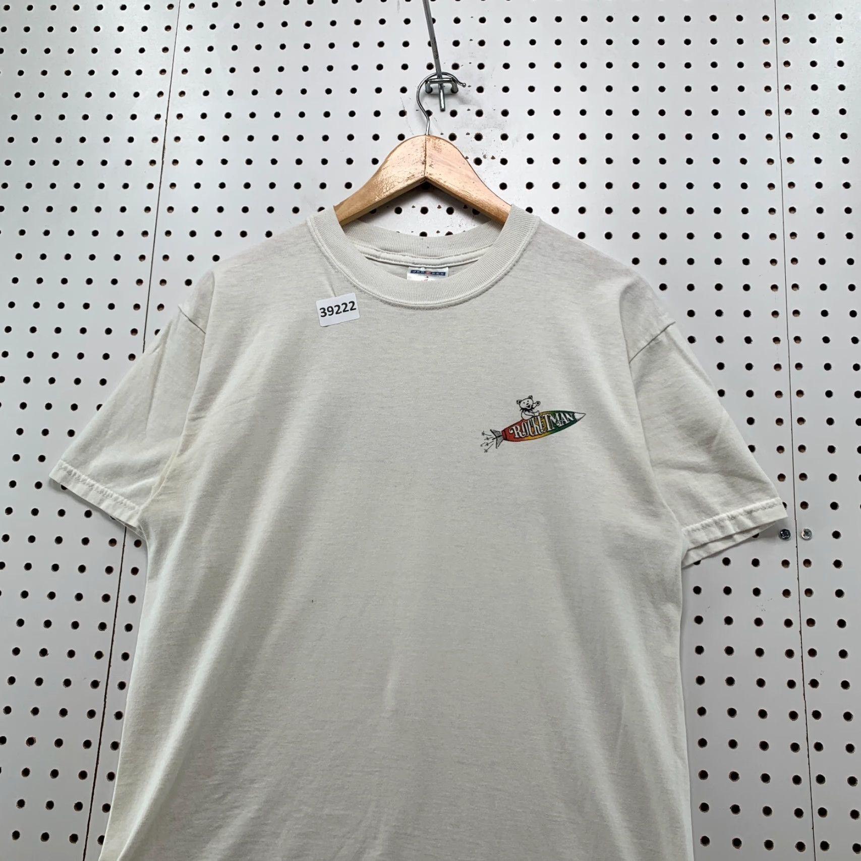 Jerzees Vintage Grateful Dead Bear T-Shirt Men Large White Music 20.5x26 Size US M / EU 48-50 / 2 - 7 Thumbnail