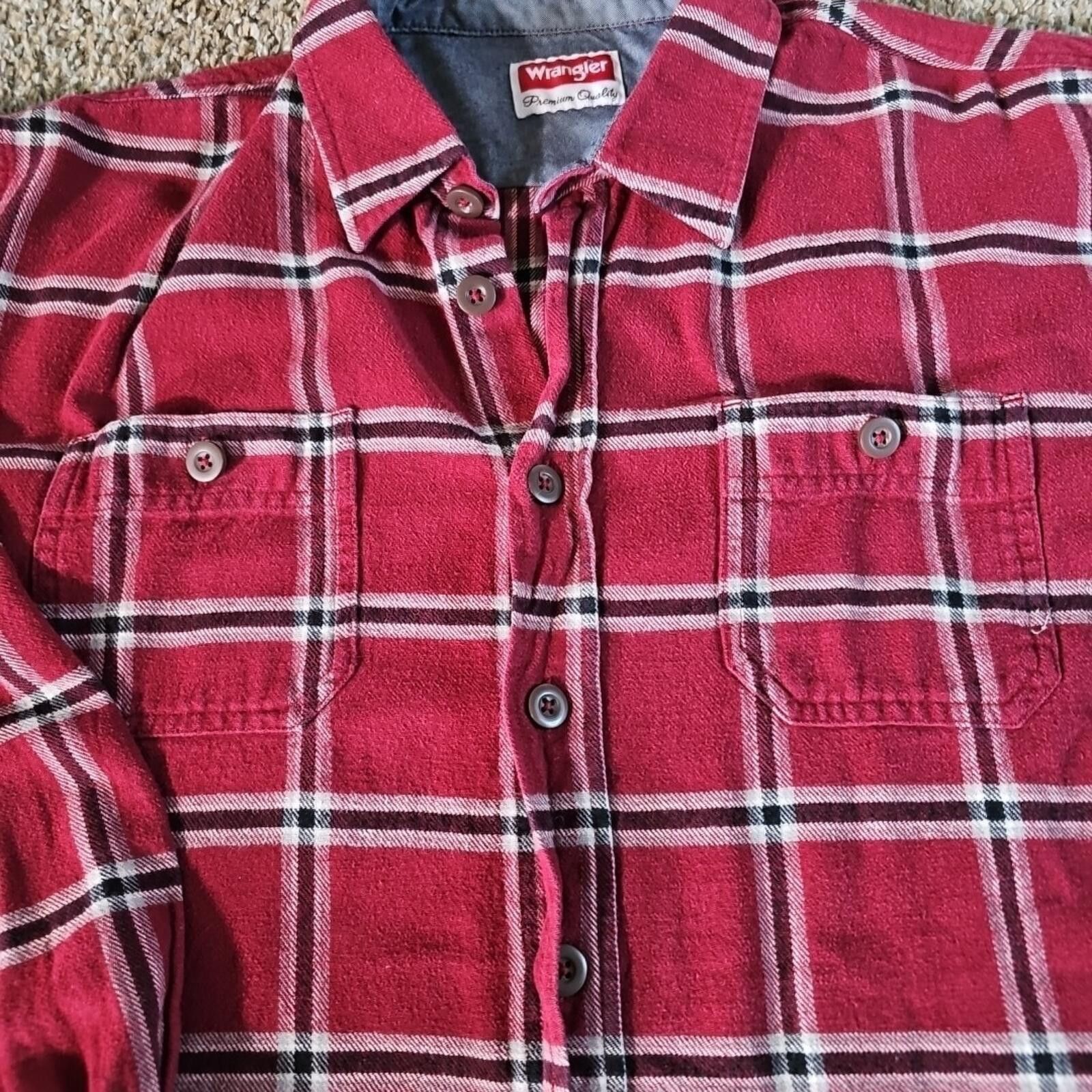 Wrangler Wrangler Premium Quality XL Flannel Shirt Size US XL / EU 56 / 4 - 2 Thumbnail