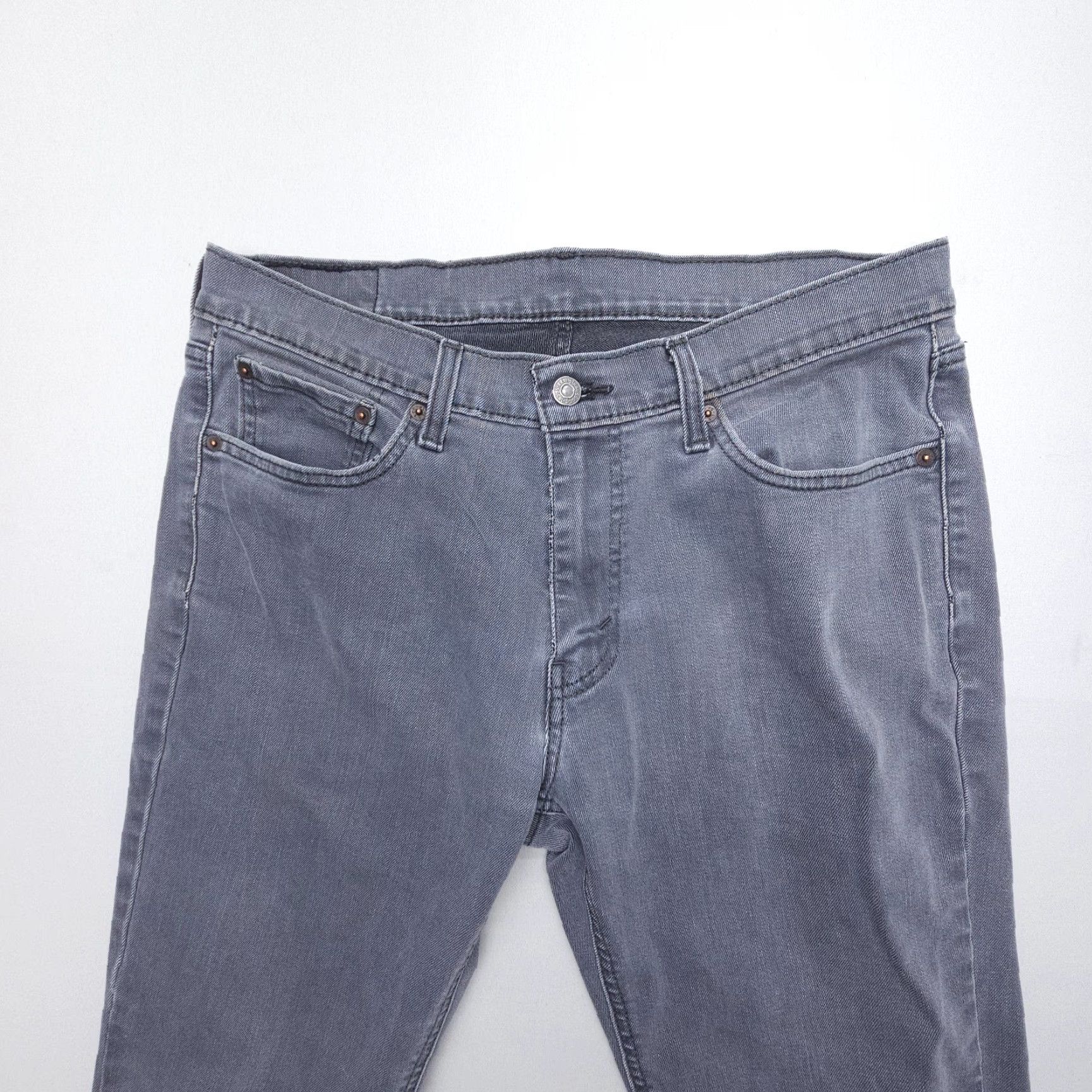 Levi's Levi's 541 Athletic Taper Jeans Men's Regular 33 Gray 29" Inseam Stretch Denim 5-Pocket Modern Fit Theory: American Vintage: No Size US 33 - 3 Thumbnail