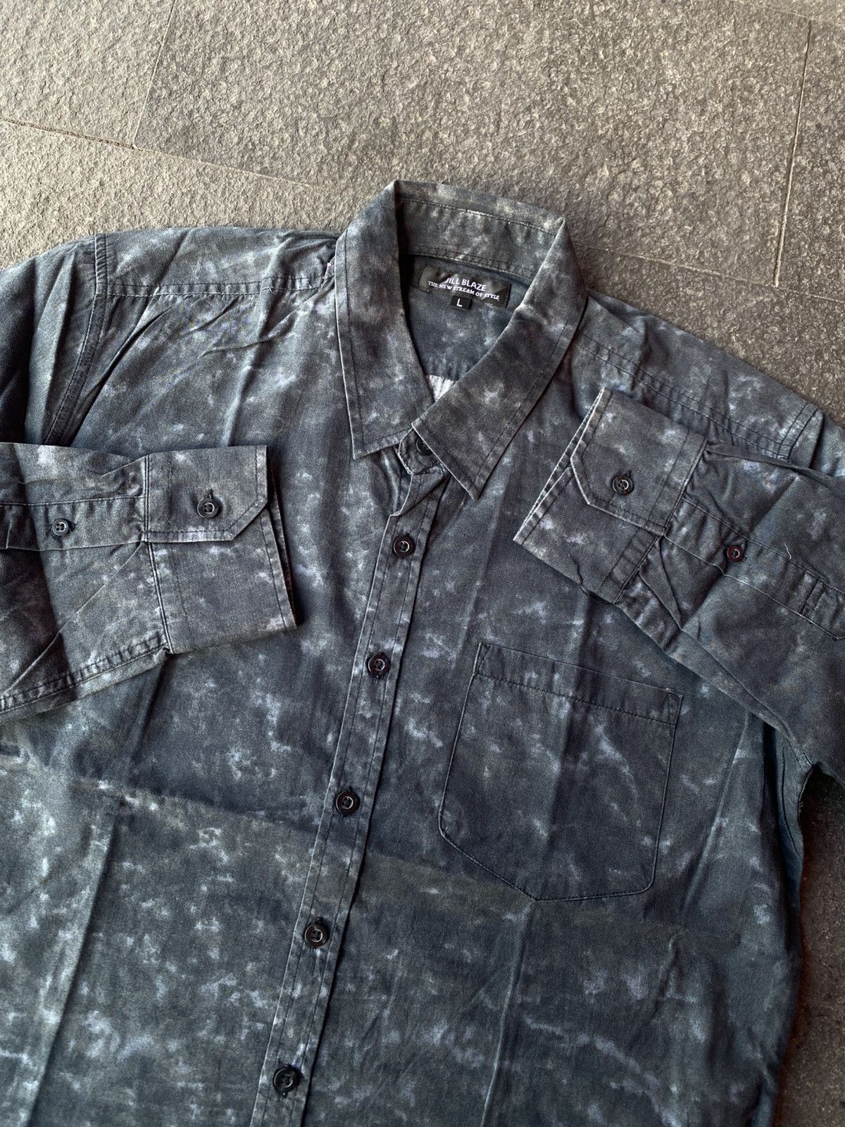 Japanese Brand Jill blaze dyed shirts button ups lgbstyle ifsixwasnine Size US L / EU 52-54 / 3 - 3 Thumbnail