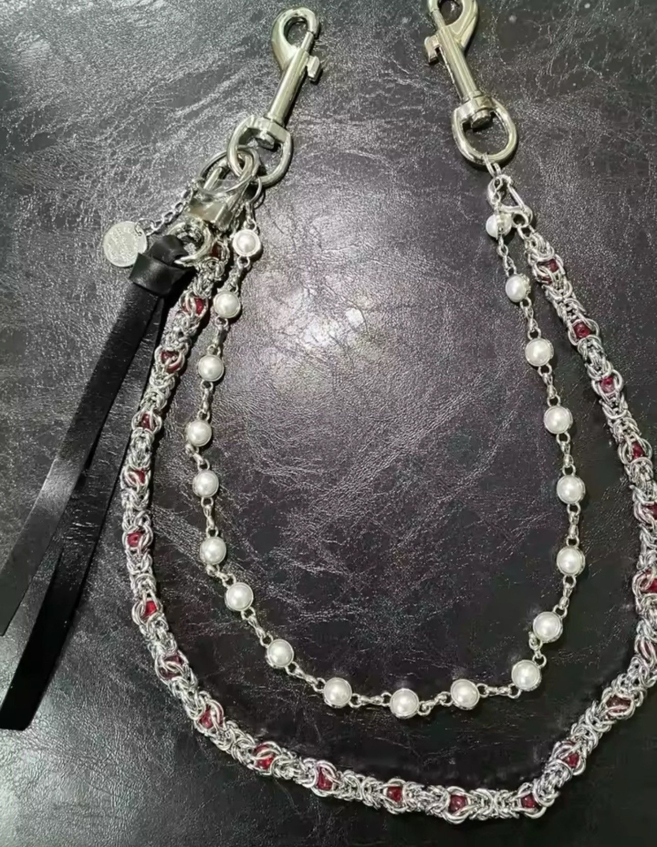 Japanese Brand × Jewelry 2 Layer Natural Echo Pearled Wallet Chain Size ONE SIZE - 1 Thumbnail