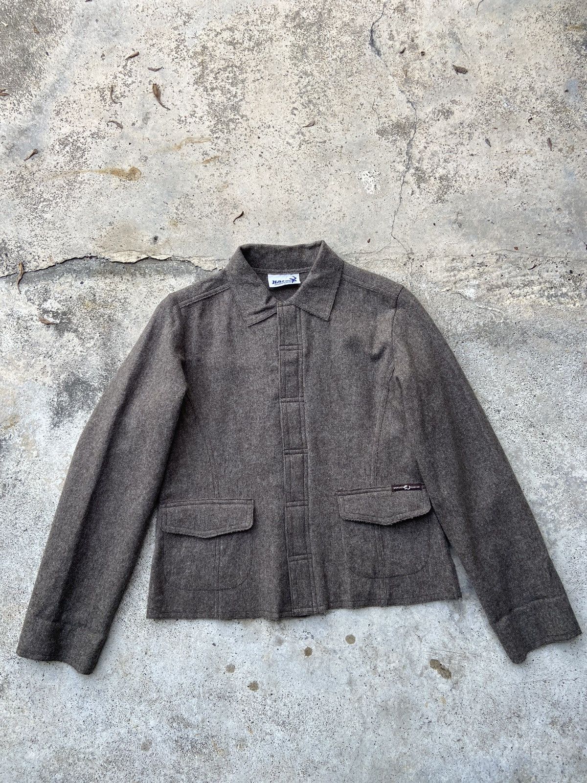 Hai Sporting Gear Vintage 1990’s Hai Sporting Gear Wool Blend Jacket Size US M / EU 48-50 / 2 - 1 Thumbnail